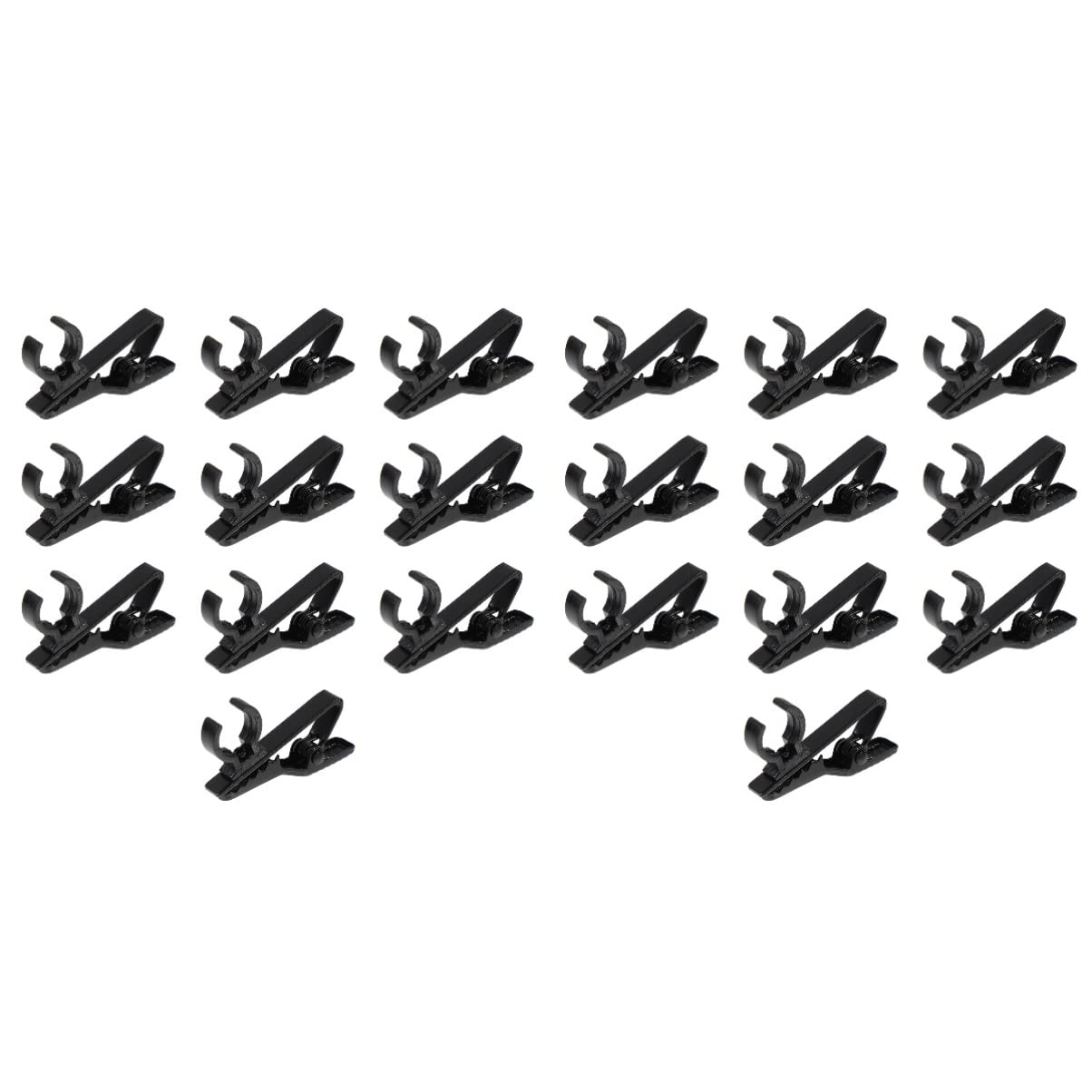 MILISTEN 2-Pack Metal Lapel Microphone Clip - Lavalier Mic Holder for Wireless Microphones, Durable & Adjustable (10-Piece Set) - Perfect for Podcasting, Interviews, Public Speaking & Stage Performances