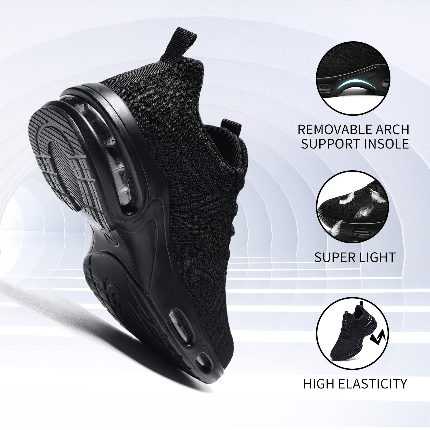 AUPERF Women's Lightweight Air Running Shoes - Breathable Athletic Tennis Walking Sneakers for Gym, Sport & Jogging | Perfect for Workouts, Casual Wear & Outdoor Activities