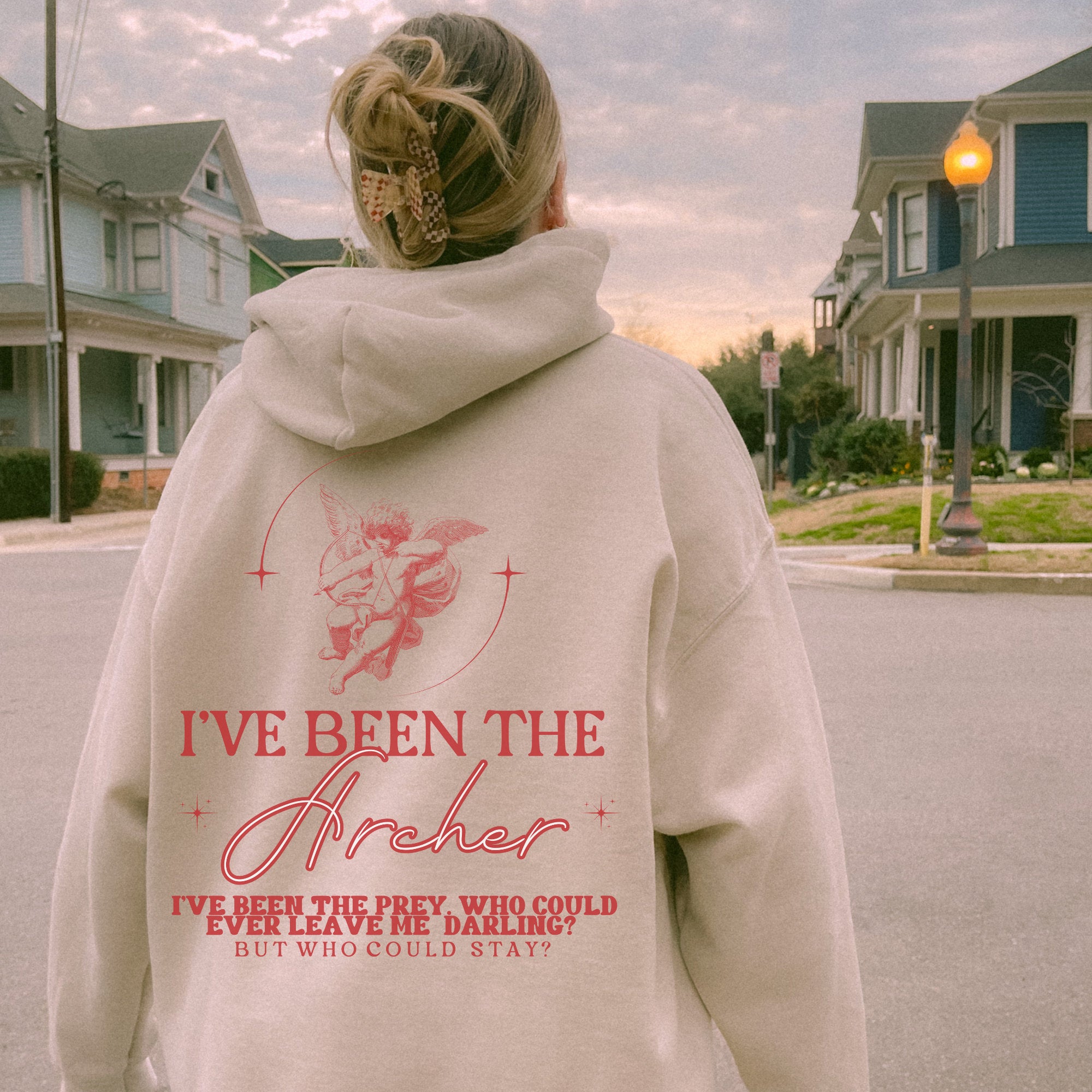 Subtle Swiftie Merch - The Archer Hoodie | Taylor Swift Eras Tour & Lover Era Merch | Perfect Swiftie Christmas Gift for Concerts & Daily Wear