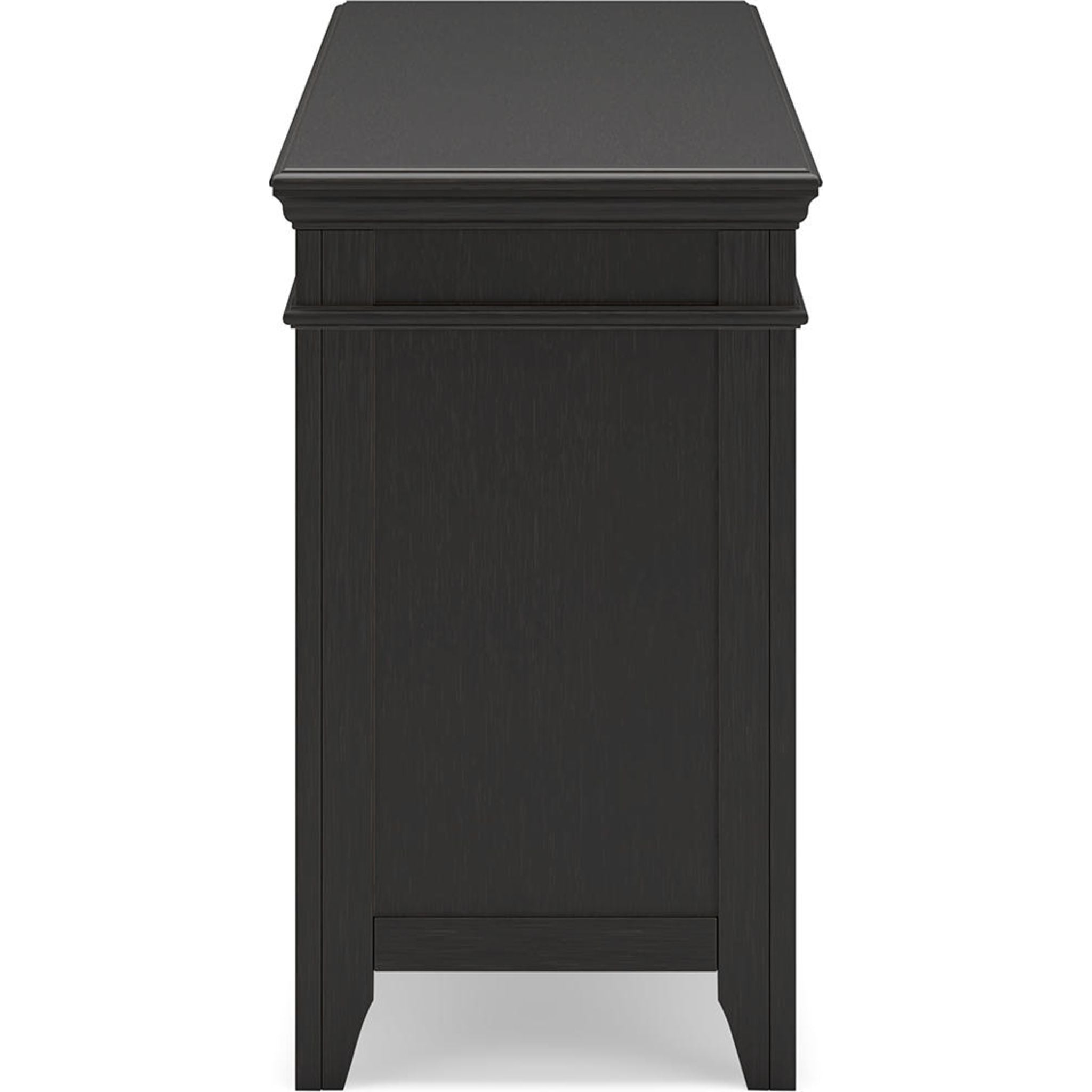 Beckincreek Black Credenza - Modern TV Stand with Storage for Living Room, Bedroom & Office