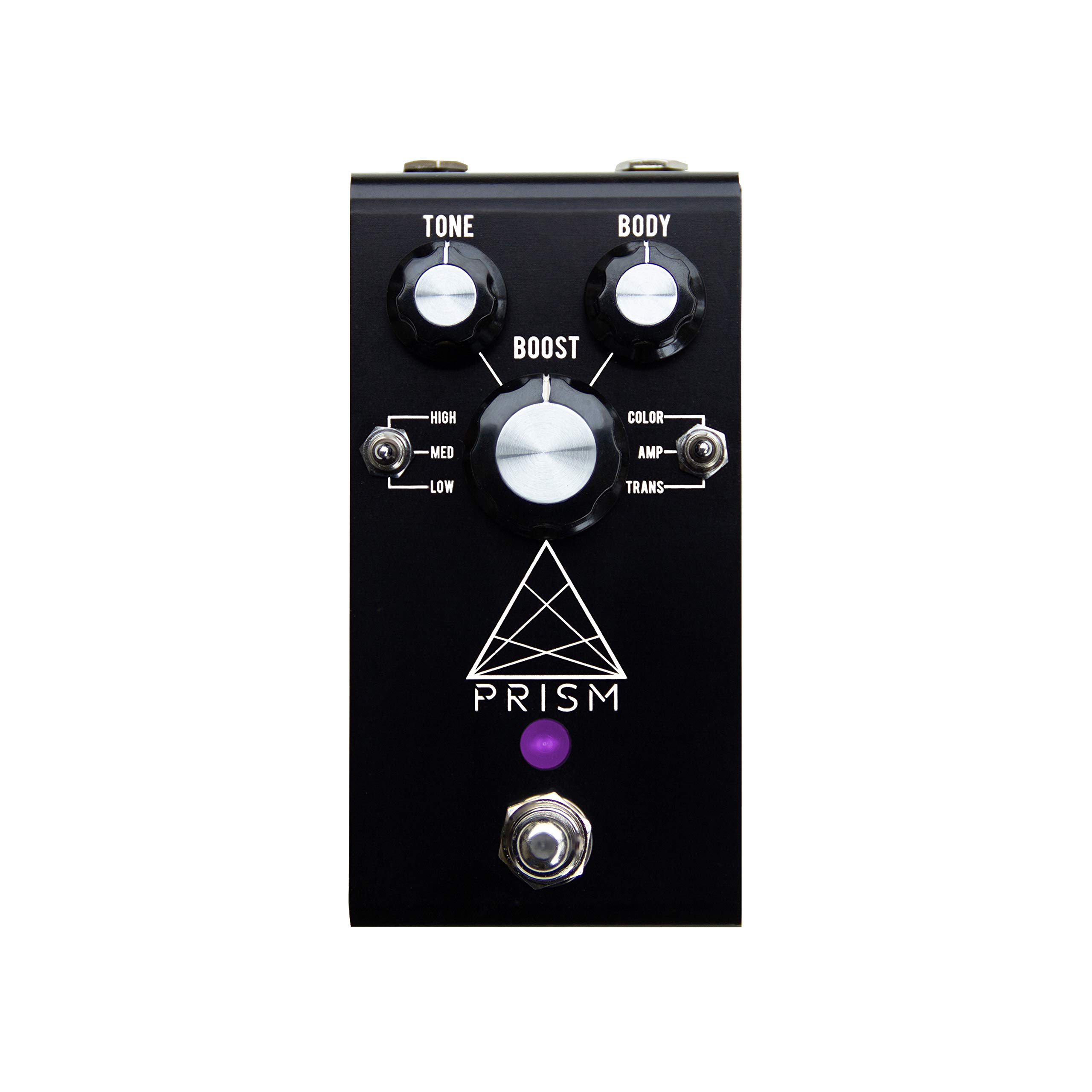 Jackson Audio Prism EQ and Boost Guitar Effects Pedal - Professional Equalizer & Signal Booster for Electric Guitar (Anodized Black) - Perfect for Live Performances, Studio Recording & Pedalboard Setup (PRISMBLK)