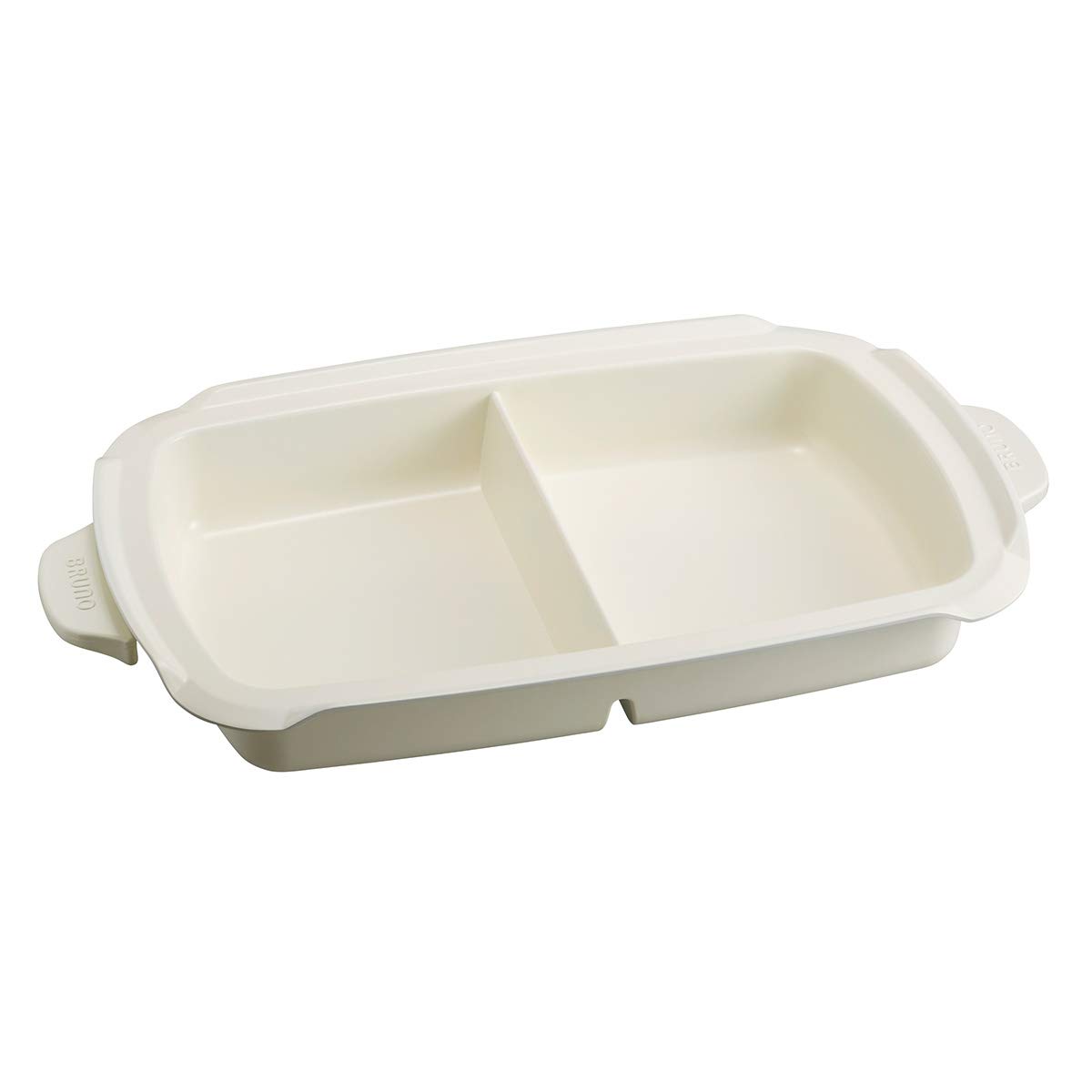 BRUNO Hot Plate Grande Partition Pot BOE 026 - NABE | Electric Hot Pot for Shabu Shabu, Sukiyaki & Korean BBQ | Perfect for Home Dining & Party Cooking