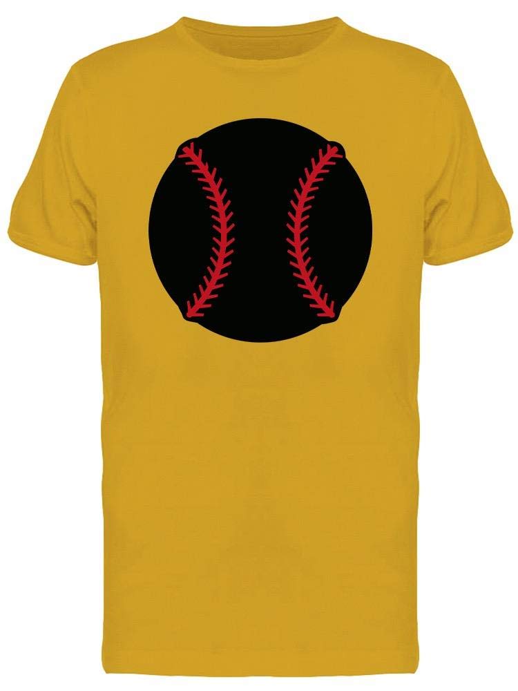 Men's Baseball Softball Tee with Red Laces - Comfortable Cotton Shirt for Sports & Casual Wear | Perfect for Baseball Games, Training & Everyday Outfits