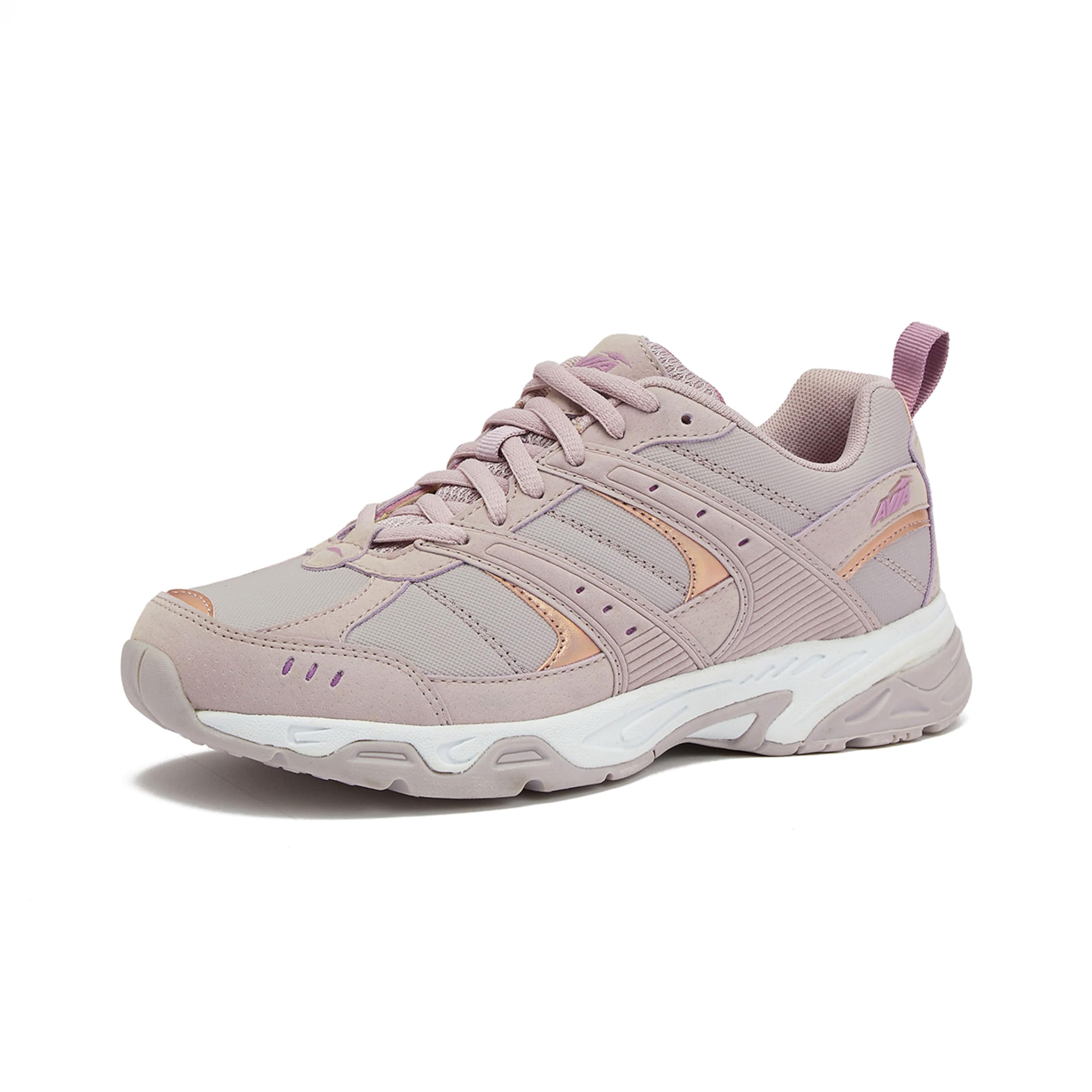 Avia Verge Women's Sneakers - Lightweight Tennis, Court, Cross Training & Pickleball Shoes with Arch Support | Wide & Medium Width Options | Classic Black & White | Perfect for Gym, Workouts & Casual Wear