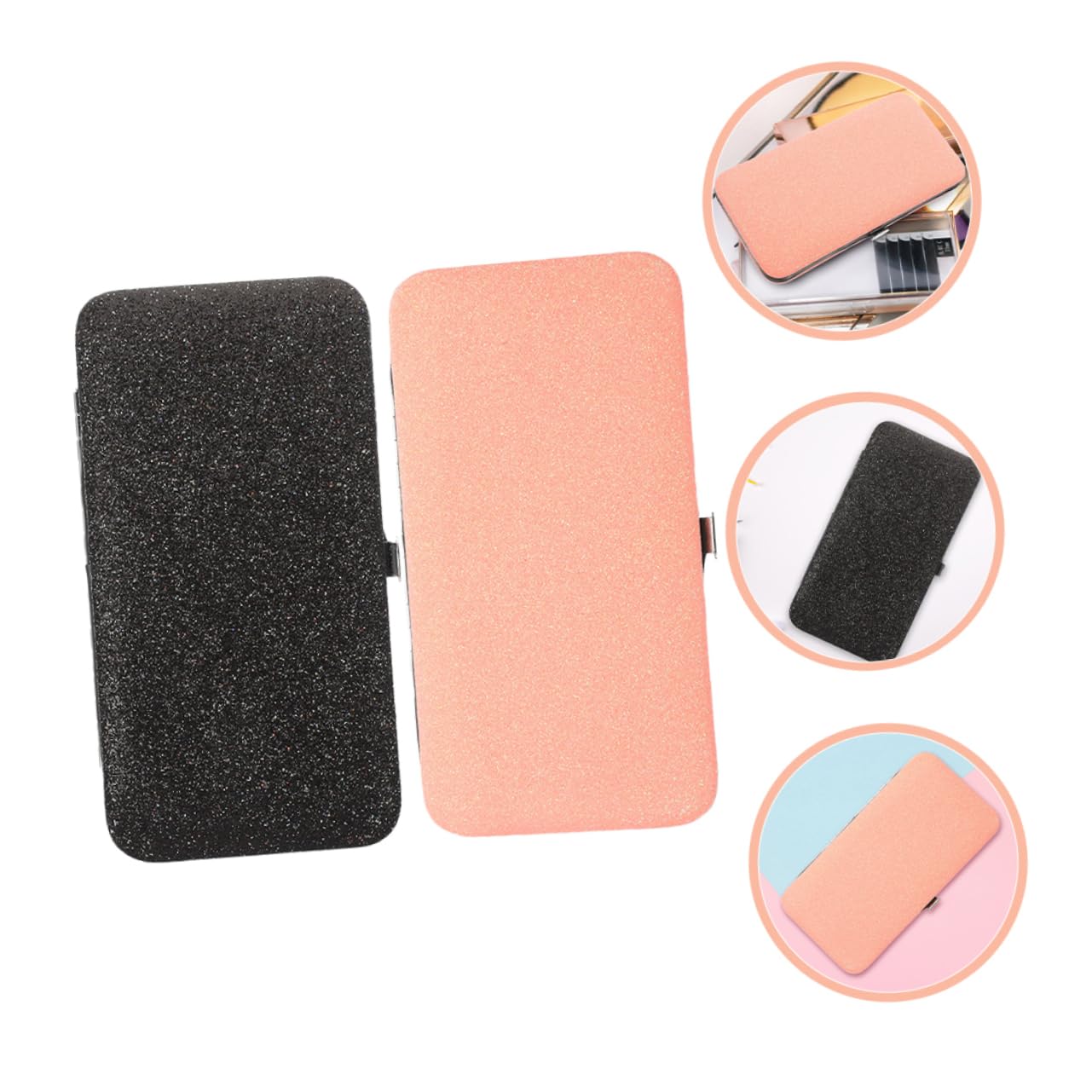 2pcs Travel Eyelash Tweezer Holder Bag - Portable Lash Tweezer Storage Case for Beauty Tools - Perfect for Salon, Makeup Artists & Home Use