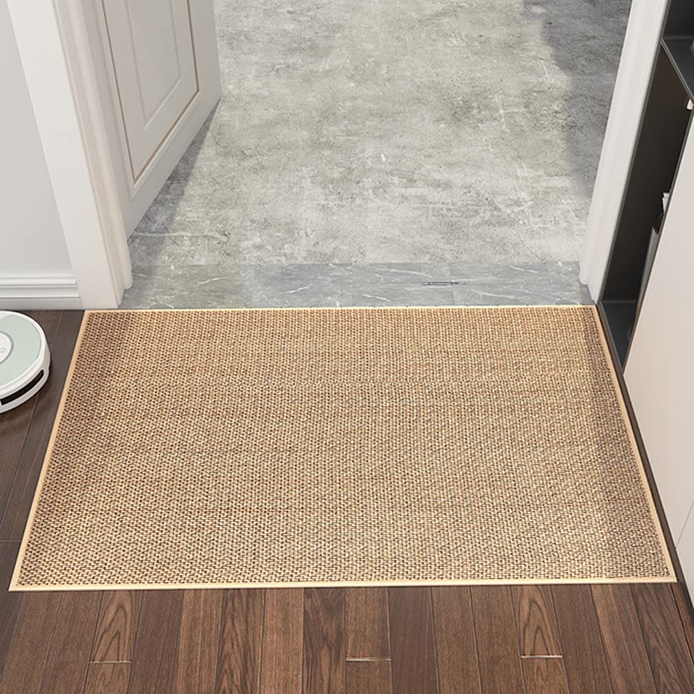 Farmhouse Kitchen Runner Rug - Non-Slip Anti-Fatigue Water Absorbent Soft Indoor Outdoor Rug - Perfect for Kitchen, Office, Laundry Room & Garage - Beige 24
