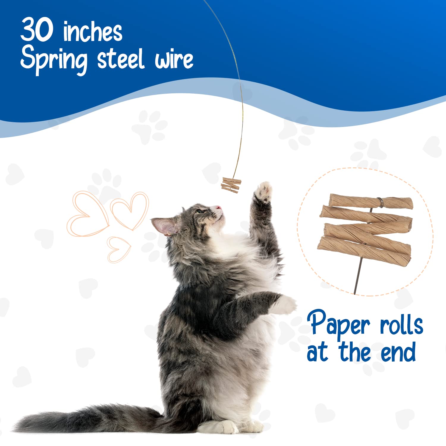 Interactive Cat Toy - Cat Dancer 101 for Play & Exercise | Brown Color | Indoor Fun for Active Kitties & Cats
