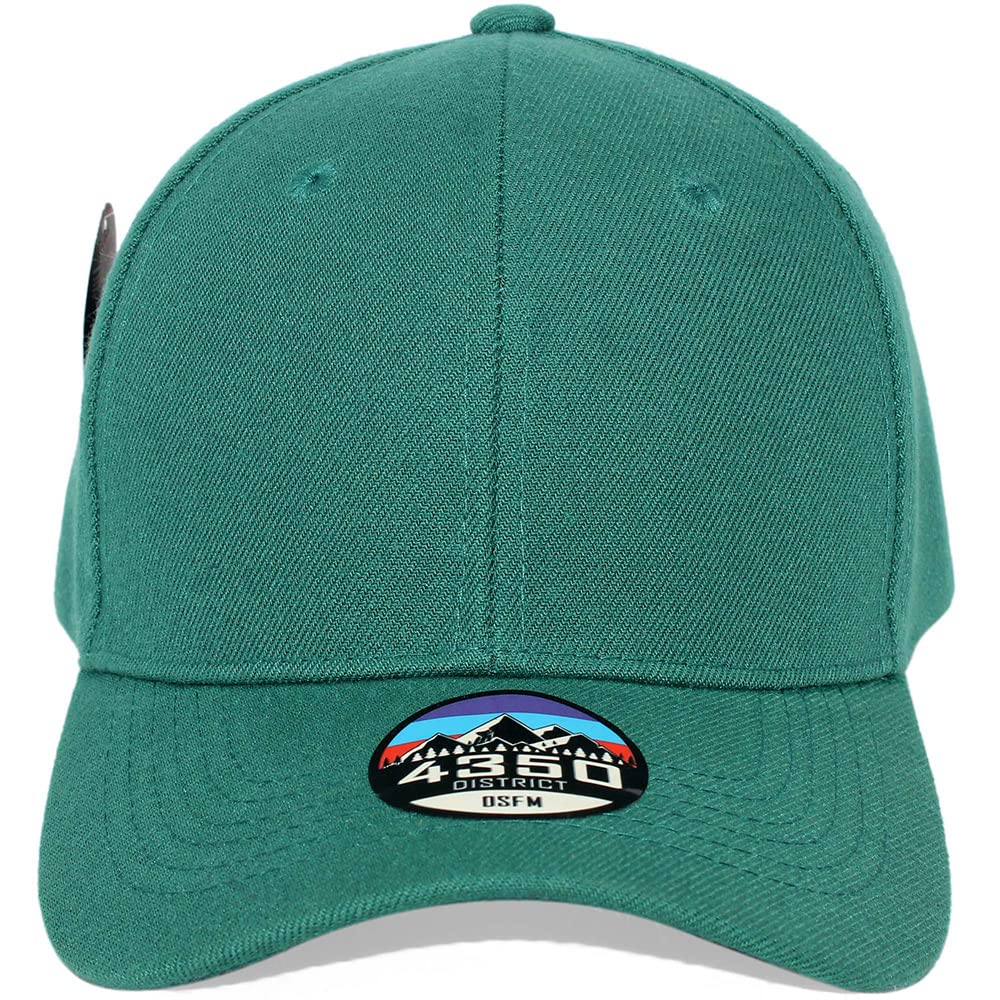Unisex Plain Solid Velcro Baseball Cap for Men & Women - Adjustable Comfort Fit for Outdoor Sports, Hiking, and Casual Wear