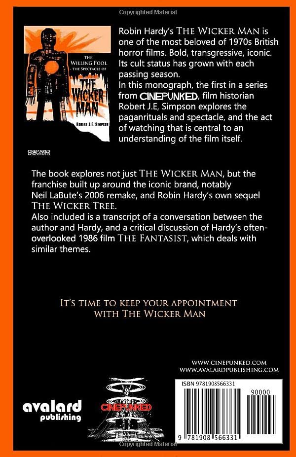 The Willing Fool: The Spectacle of The Wicker Man - Cult Horror Film Analysis & Review for Movie Buffs & Film Studies