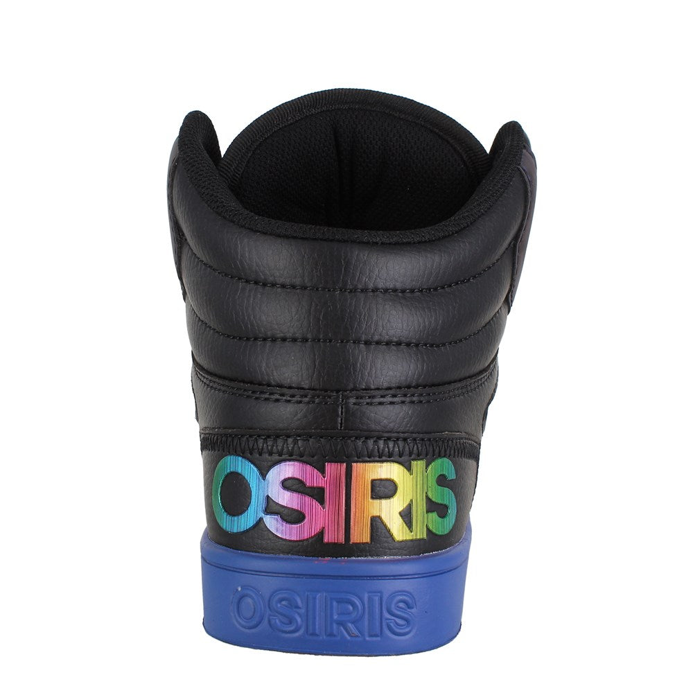 Osiris Clone Skate Shoes - Black/Black/Multi Color for Men & Women | Comfortable & Durable for Skateboarding, Streetwear & Casual Wear