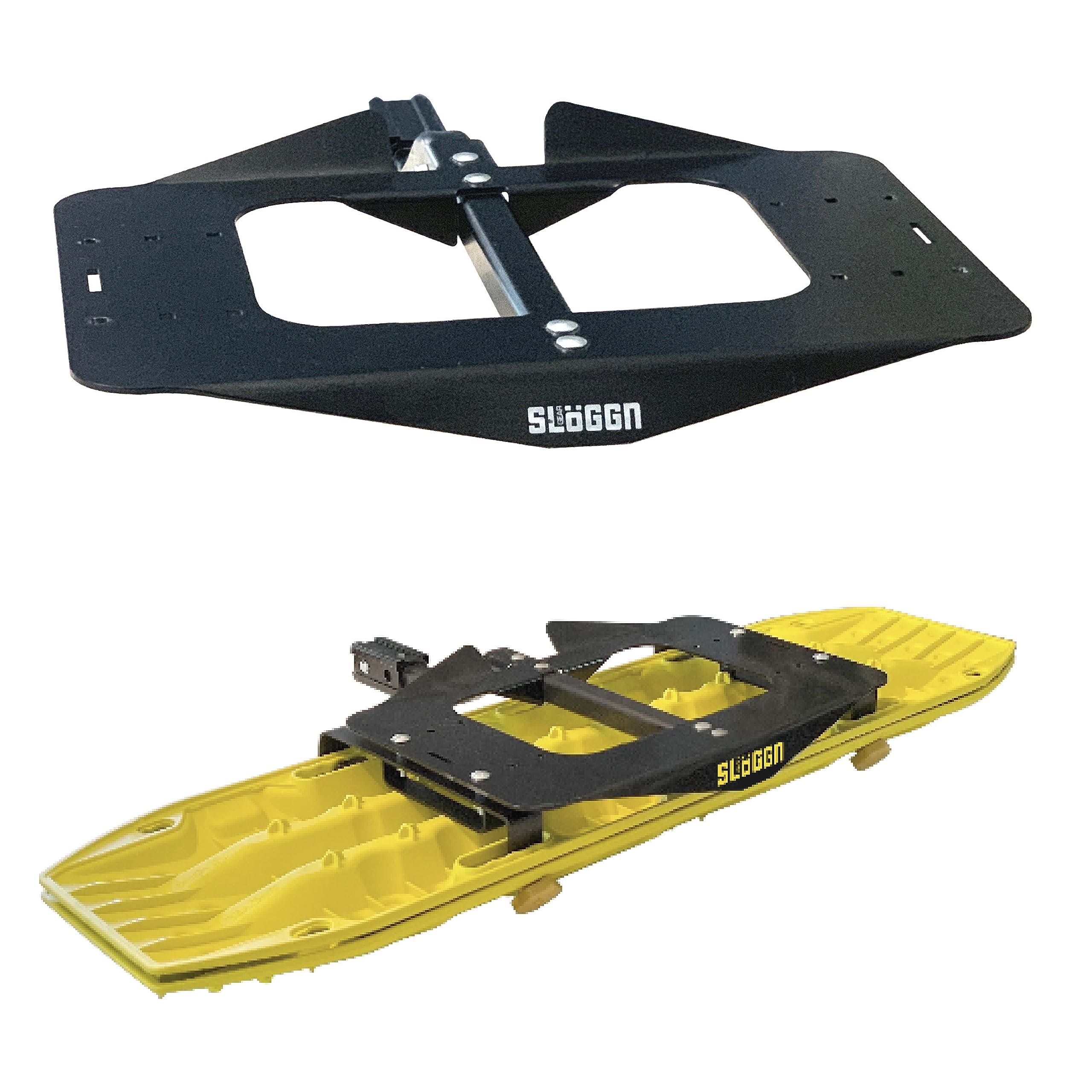 Base Deck + Recovery Board Mount Kit - Heavy Duty Vehicle Hitch Mounting System with Base Deck & Add-On Kit for 2 Recovery Boards | Perfect for Off-Road Adventures & Emergency Vehicle Recovery