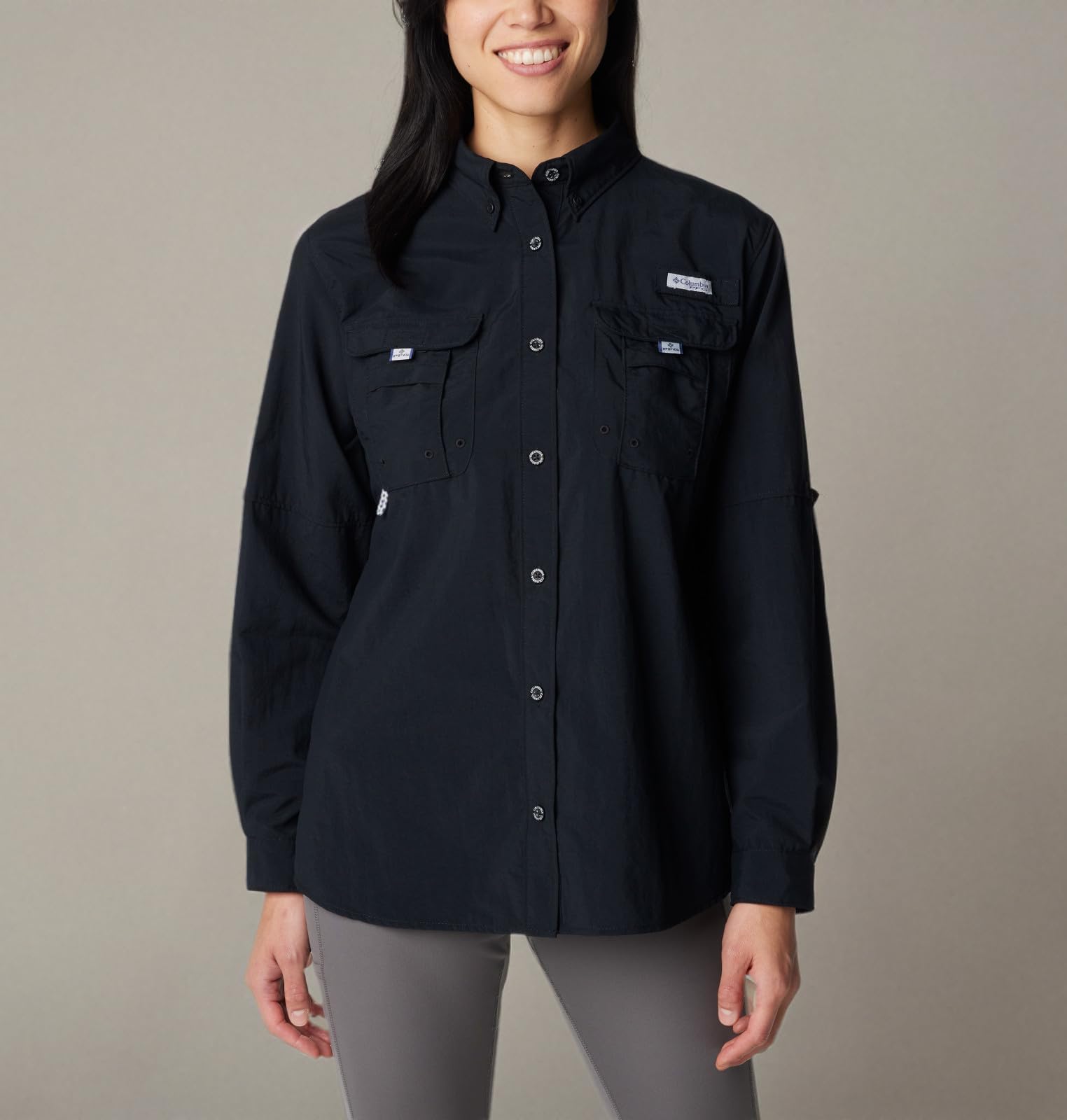 Columbia Women's Bahama Long Sleeve Shirt - UPF 50 Sun Protection, Lightweight & Breathable for Hiking, Camping & Outdoor Adventures