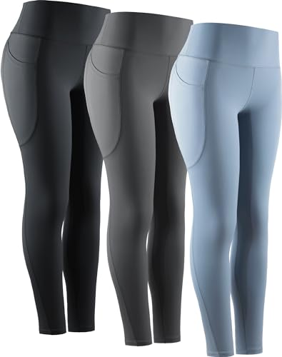9069 Black/Grey/Light Steel Blue,3 Pack