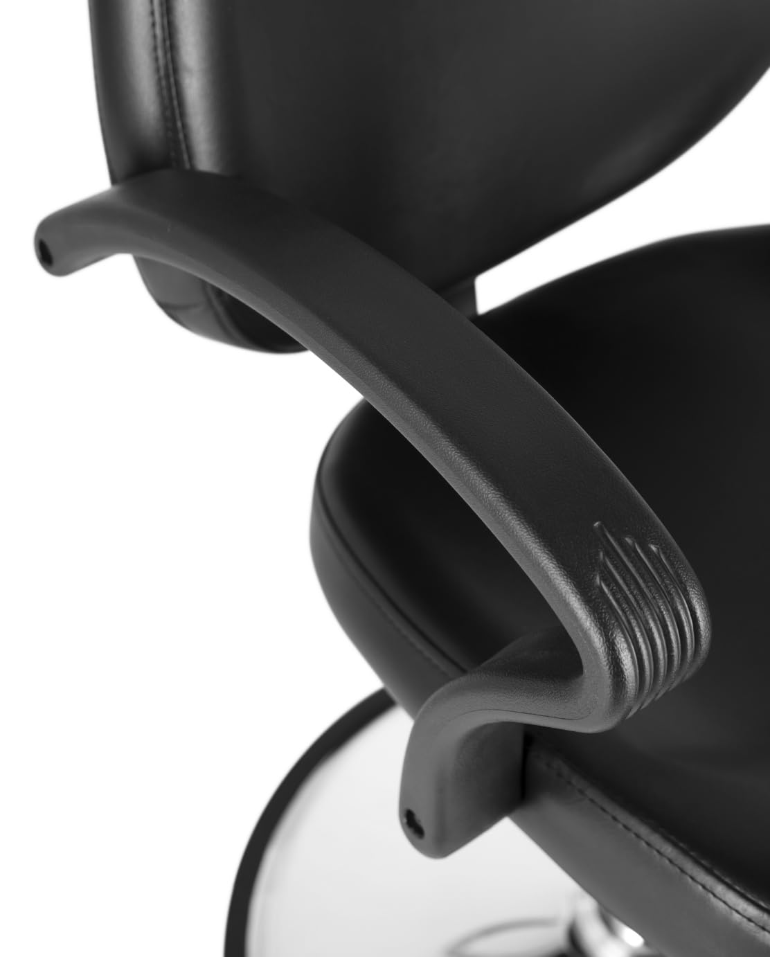 Professional Black Salon Chair - Heavy Duty Styling Barber Chair for Hair, Spa, Beauty & Tattoo Parlors | Adjustable Hydraulic Stylist Chair with Headrest & Footrest | Perfect for Salons, Barbershops & Tattoo Studios