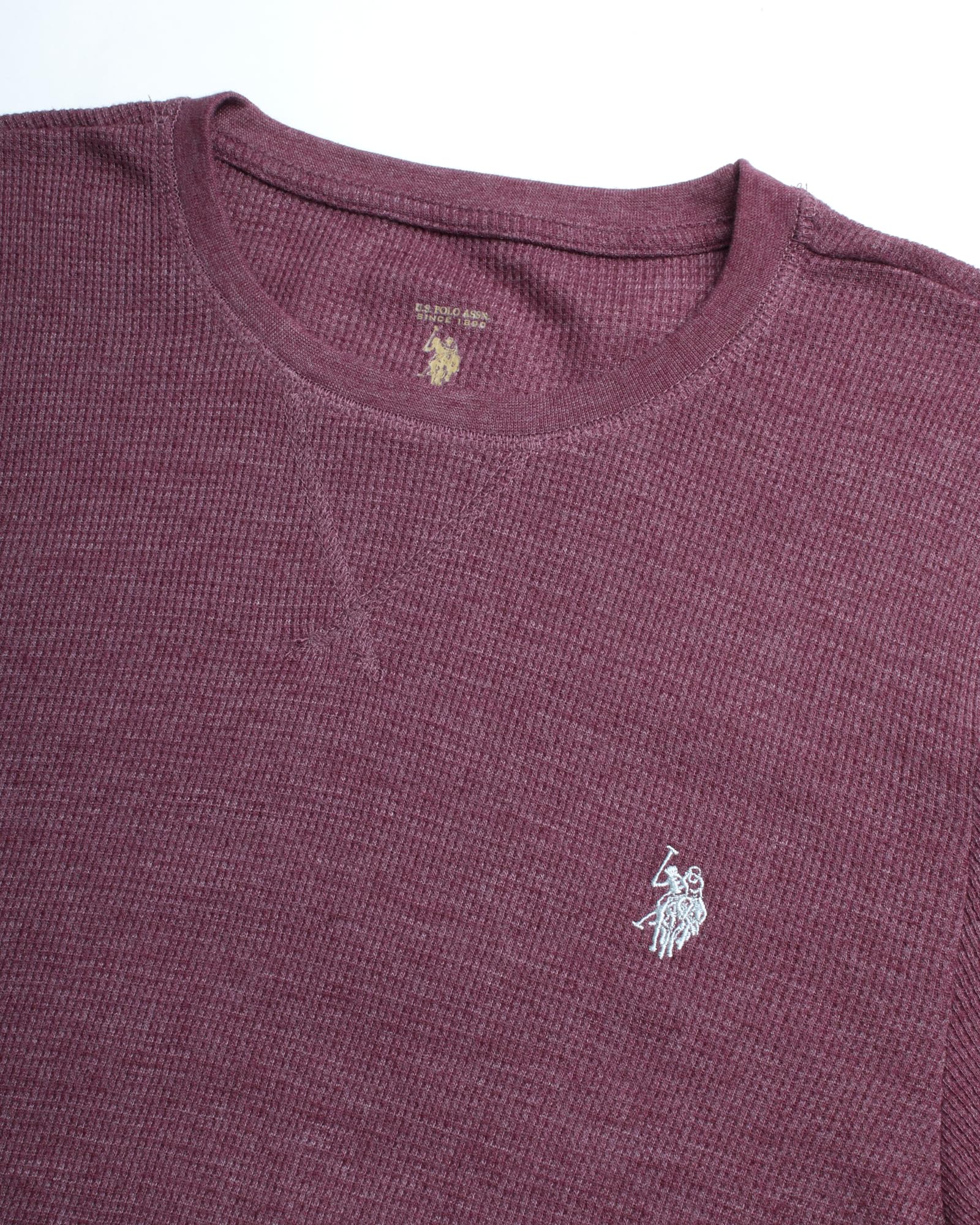 U.S. Polo Assn. Men's Thermal Shirt - Long Sleeve Waffle Knit Top (2 Pack) | Warm Winter Base Layer for Outdoor Activities & Casual Wear