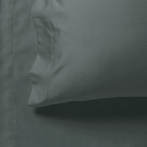 1000TC Ultra Soft Super King Size Bed Sheet Set - Charcoal Gray Flat & Fitted Sheets for Luxurious Comfort | Perfect for Master Bedrooms, Guest Rooms & Hotels