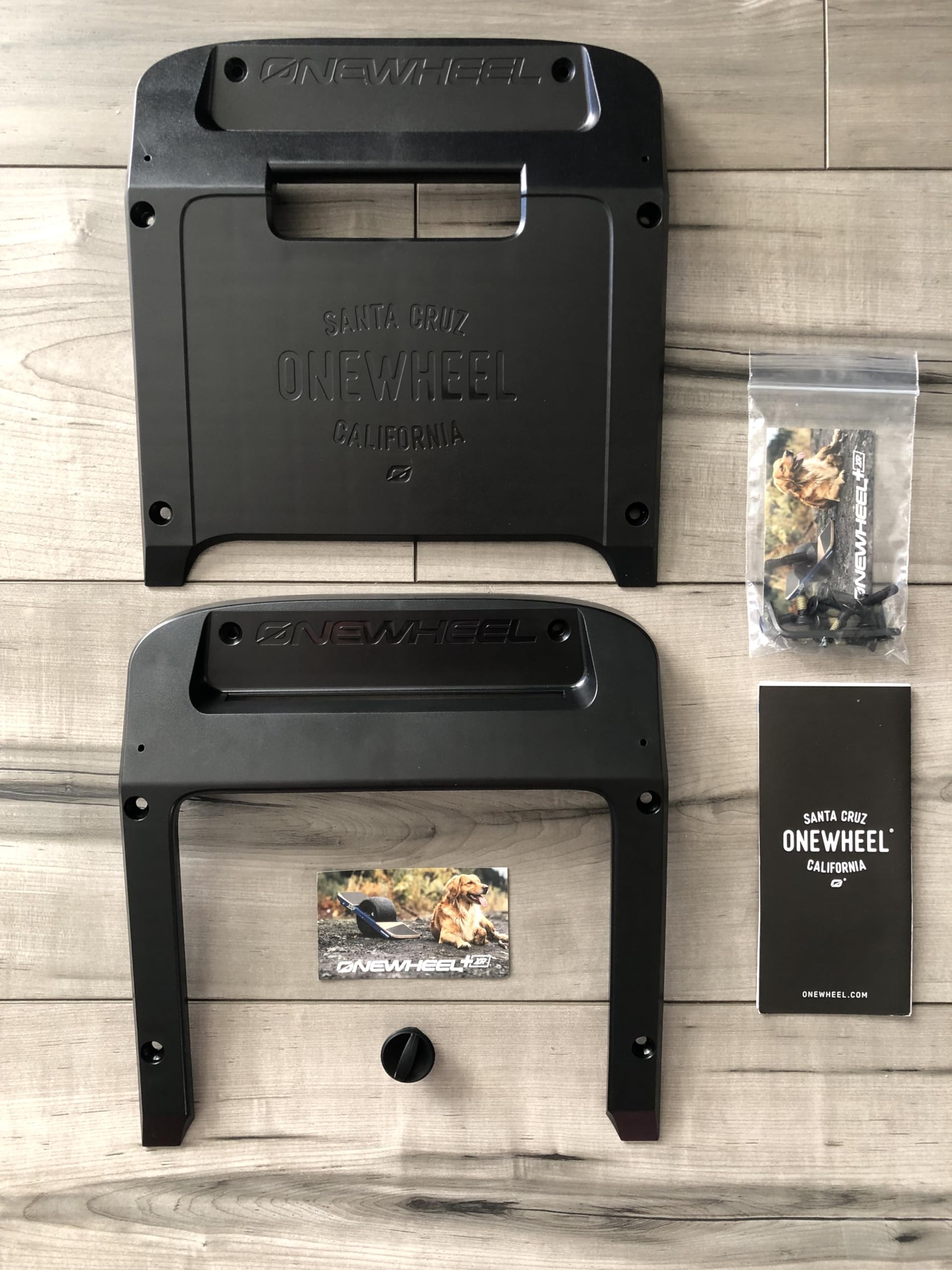 Onewheel +XR Bumper Kit with Charger Plug - Black - Brand New in Box - Perfect for Onewheel XR Accessories & Electric Skateboard Protection