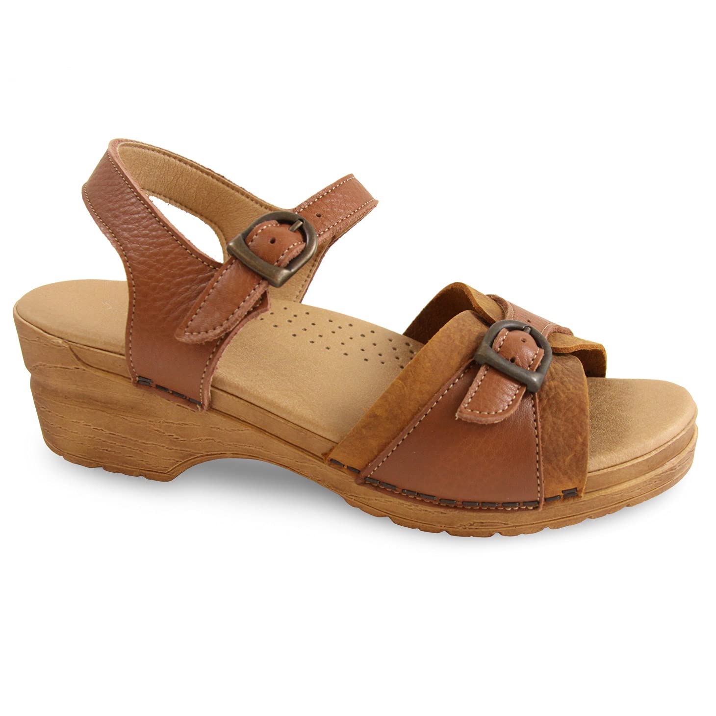 Sanita Sorrento Women's Clog Sandals with Arch Support - Adjustable Slip-On APMA Approved Comfort Shoes for Nurses, Chefs & Healthcare Workers