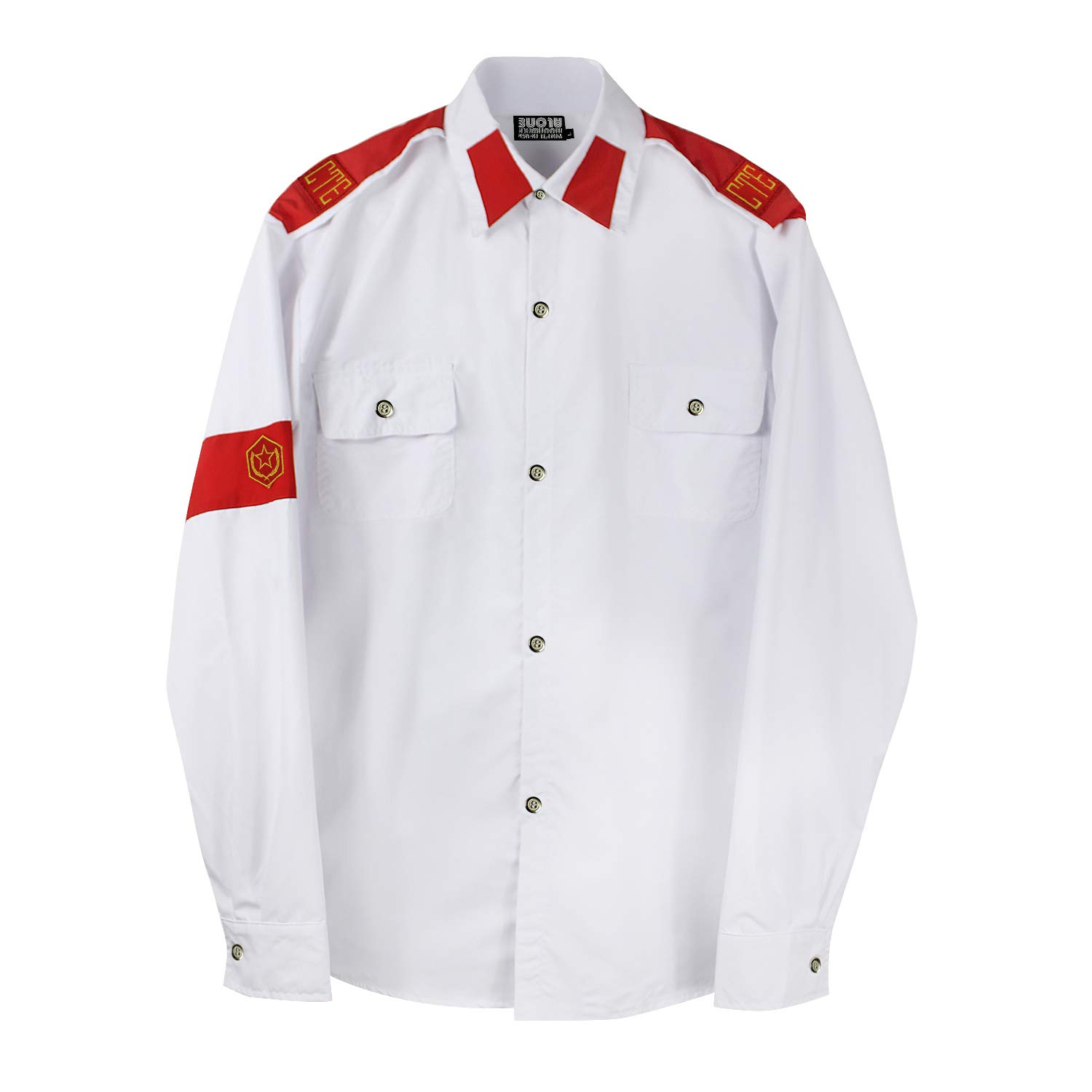Men's Casual Long Sleeve Button Down Shirt with Pocket - Comfortable Office Wear & Dance Costume for Parties & Performances