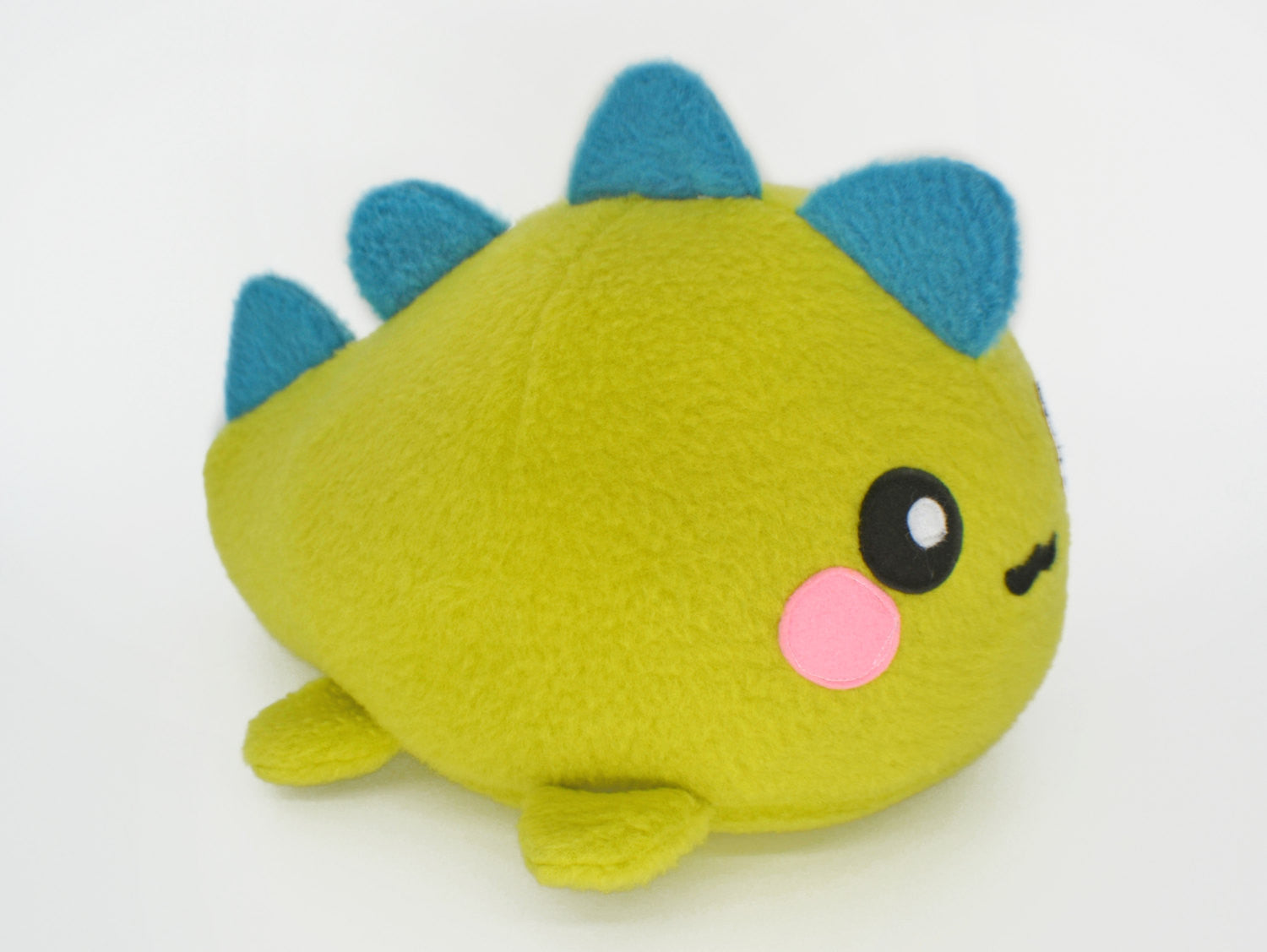 Handmade Kawaii Dinosaur Plushie - Cute Lime Green Stuffed Animal Toy for Kids, Perfect for Birthday Gifts, Nursery Decor & Cuddling | Rawr Dino Monster Plush