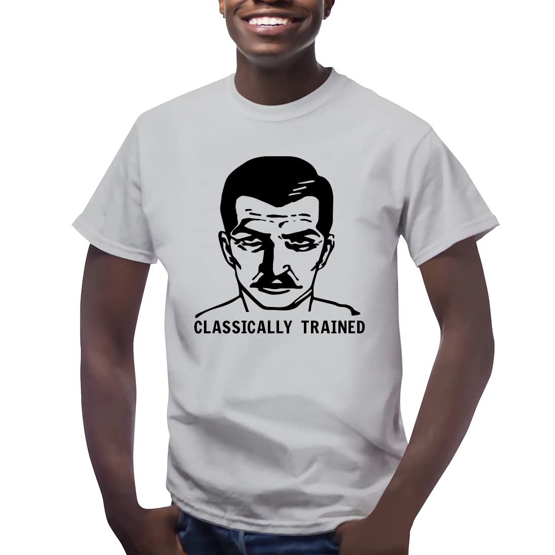 Classically Trained Anime Men's Short Sleeve Graphic T-Shirt - Soft Cotton Casual Tee for Anime Fans, Streetwear & Everyday Wear