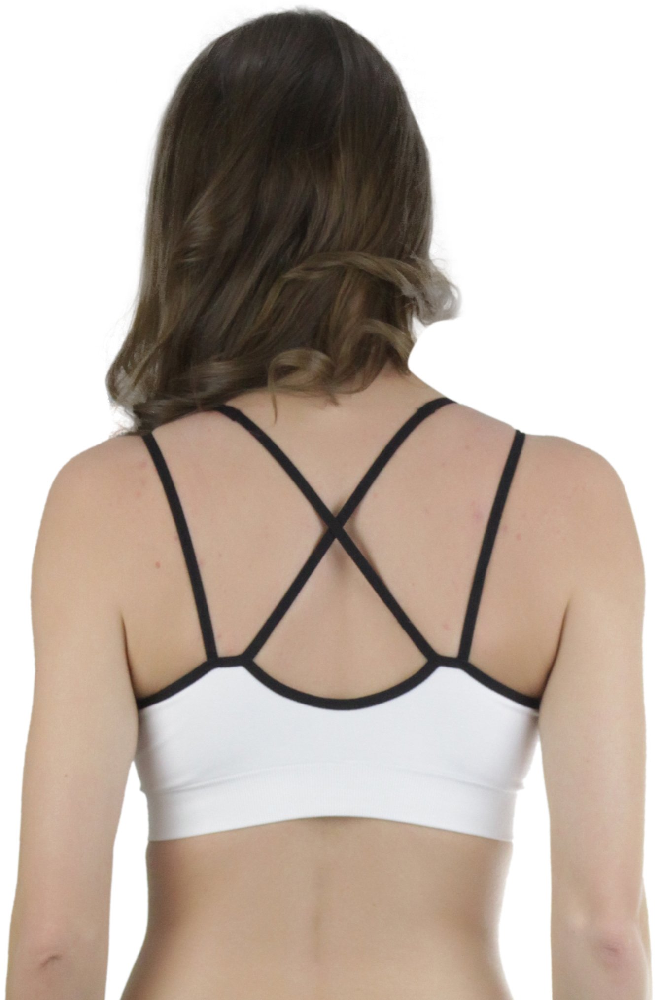 ToBeInStyle Women’s Seamless Wire-Free Sports Bras & Bralettes - Supportive Comfort for Yoga, Running & Gym Workouts