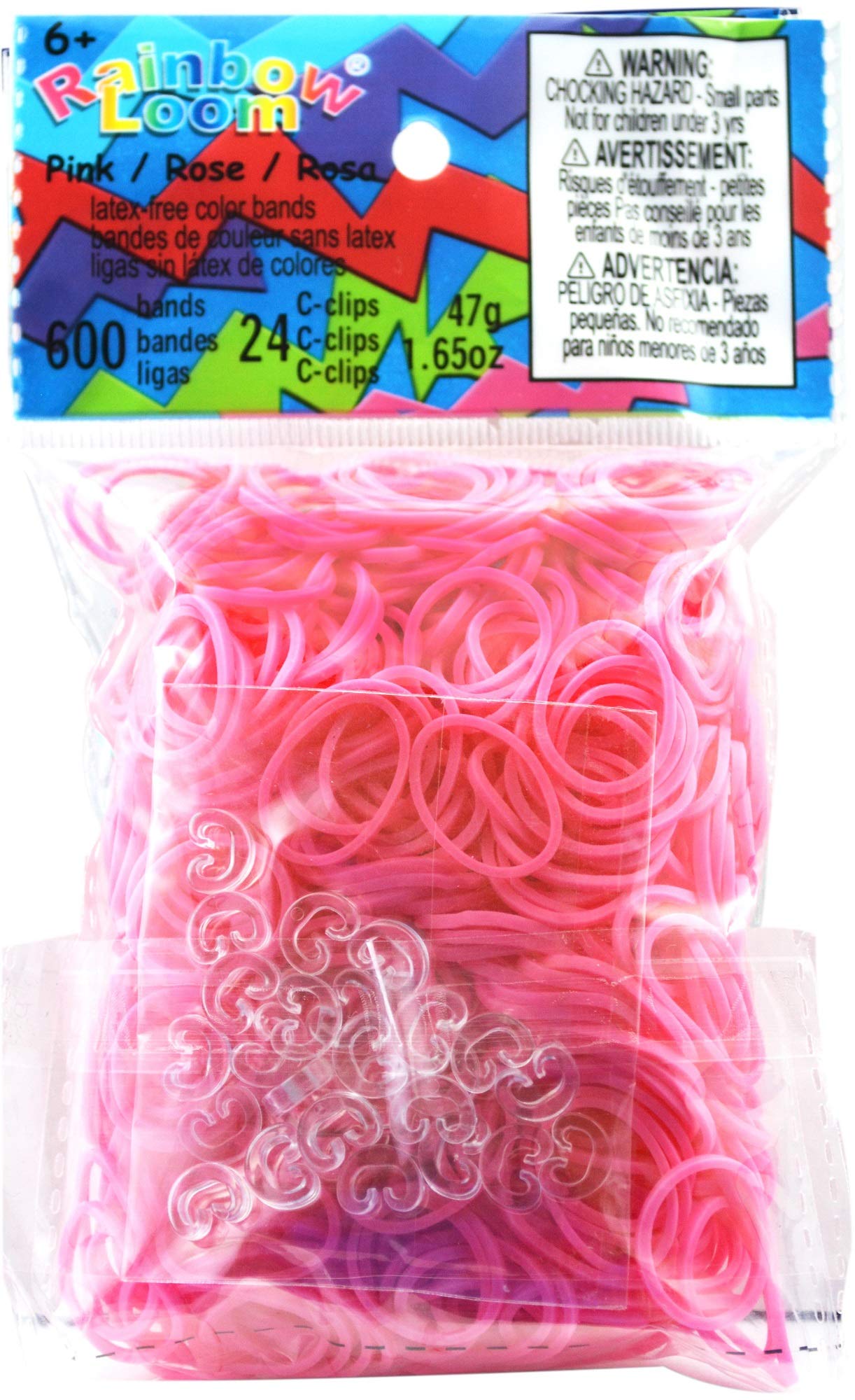 Rainbow Loom Rubber Bands Kit - 5000 Colorful Pink DIY Bracelet Making Bands for Kids Crafts, Jewelry Making & Friendship Bracelets - Perfect for Party Favors, School Projects & Creative Play