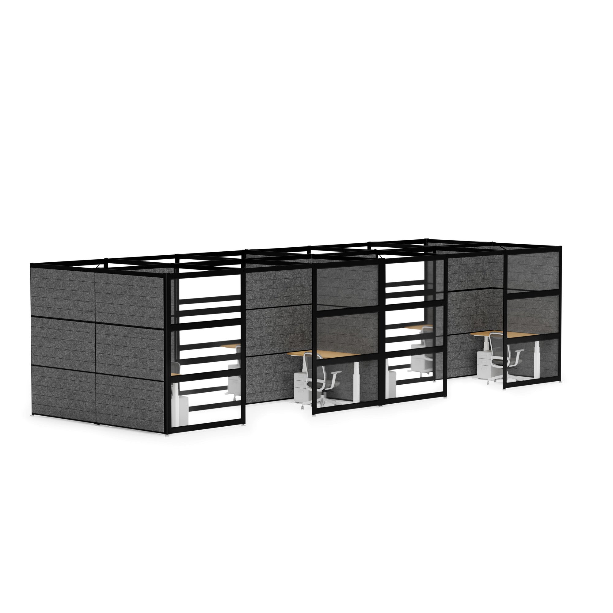 PoppinSpaces Hive Space for 8 - Modular Office Desk Organizer for Home & Office - Perfect for Pens, Pencils, Markers & Stationery Storage