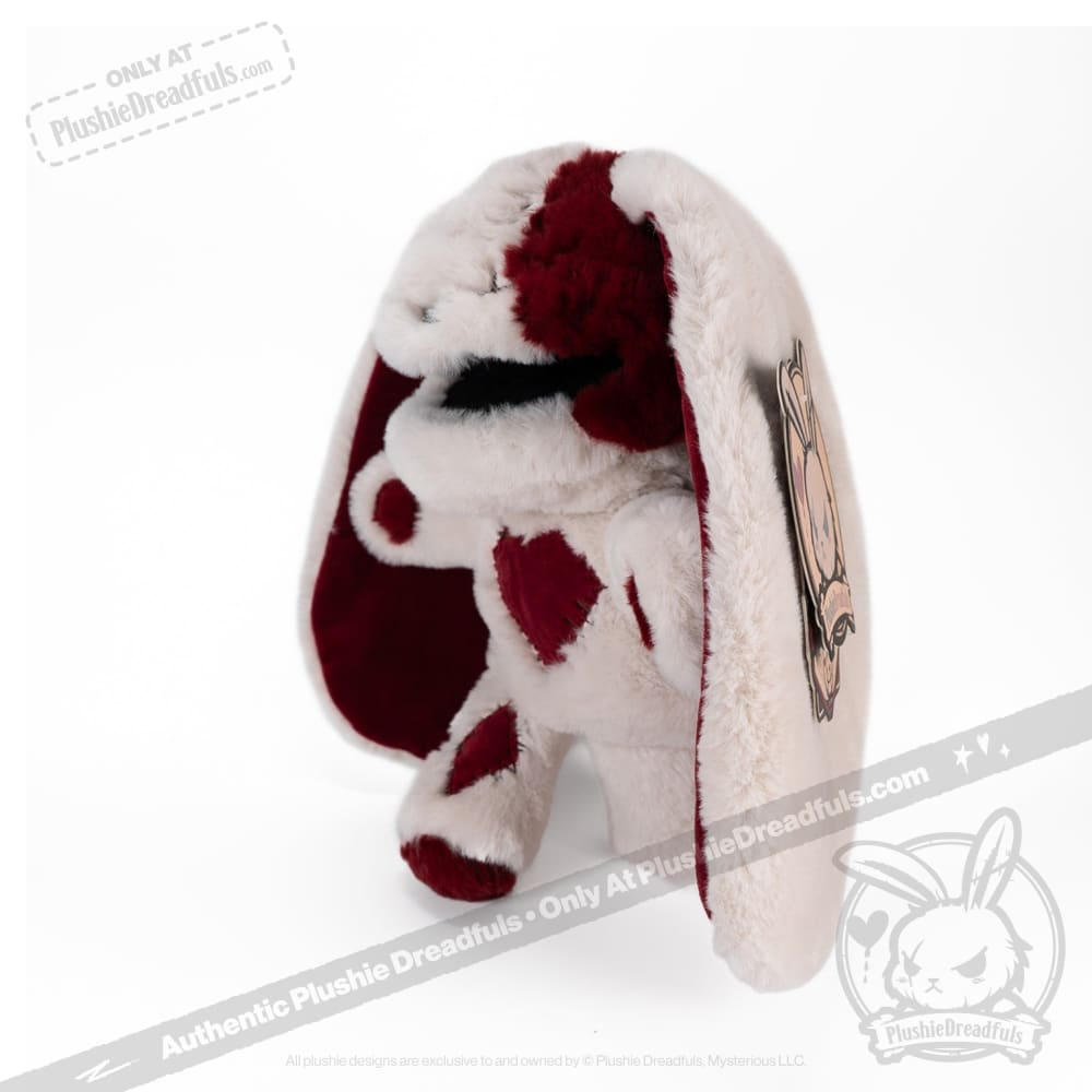 Plushie Dreadfuls Love Rabbit Plush Puppet - Soft Stuffed Animal Toy for Kids & Adults, Perfect for Cuddling, Gifts, and Home Decor