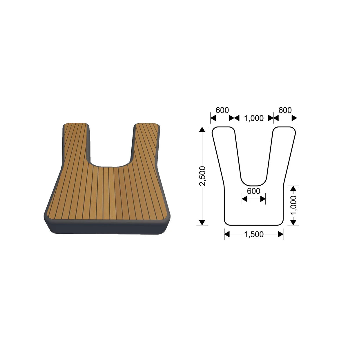 Inflatable Jet Ski Dock - Portable Floating Pontoons for Watercraft Storage & Docking | Perfect for Lakes, Rivers & Marinas - Easy Setup & Heavy-Duty Design