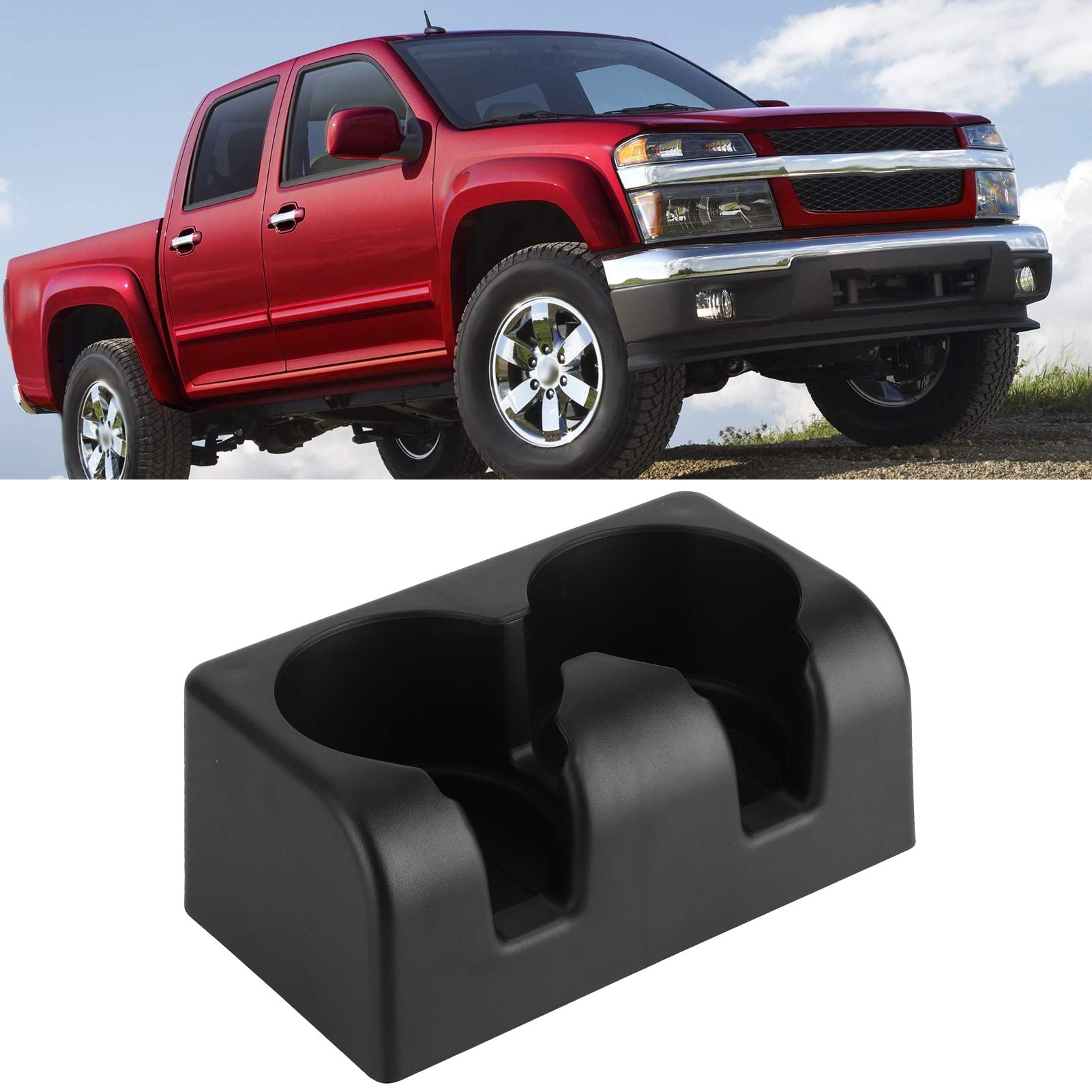 Universal Car Cup Holder - Dual Drink Holder Insert for Bench Seats | Fits Chevy Colorado 2004-2012 Models | Perfect for Road Trips, Commuting & Family Travel