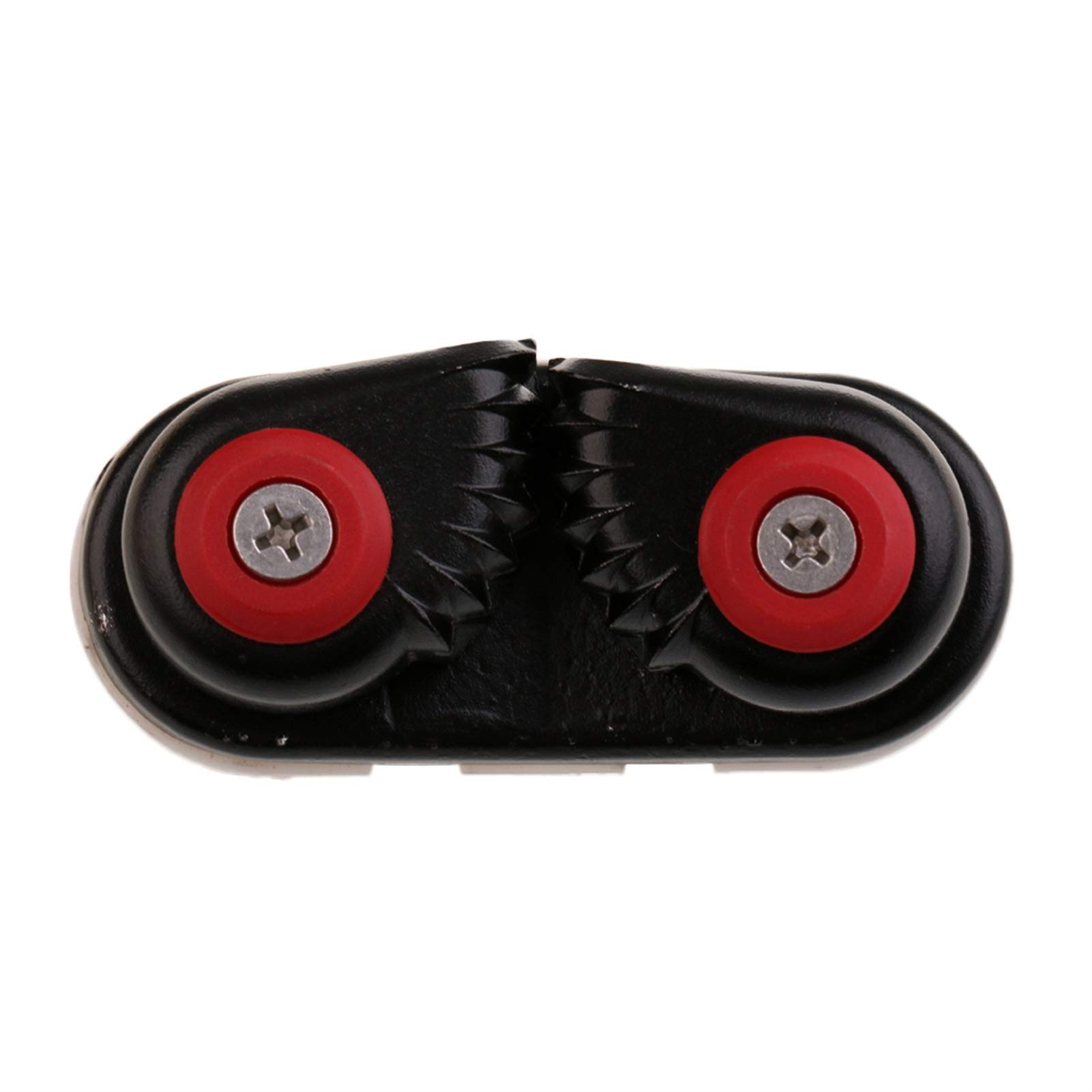 XLBH 4-Piece Boat Sailing Sailboat Ball Bearing Cam Cleat Set - Heavy Duty Black Marine Hardware for Sailboats, Yachts & Boats - Perfect for Rope Control, Deck Rigging & Water Sports Accessories