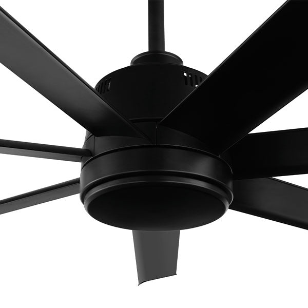 Eglo Tourbillon 60-Inch Black DC Ceiling Fan with Remote Control - Energy Efficient, Quiet Operation for Living Room, Bedroom, or Patio