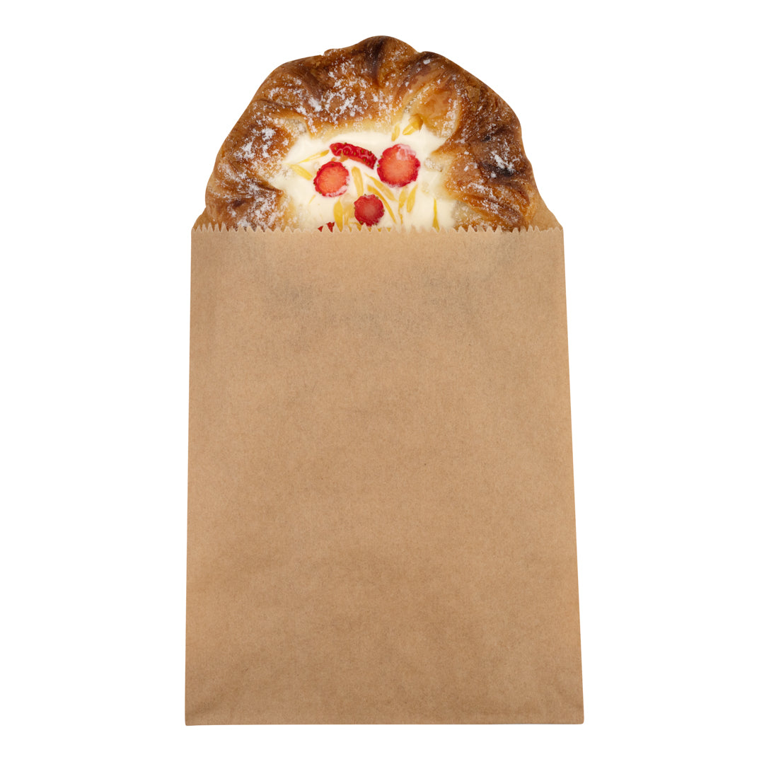 Premium Kraft Paper Bags 7x5 Inches - 100 Count Eco-Friendly Gift Bags for Parties, Weddings, Retail Packaging & Favor Bags