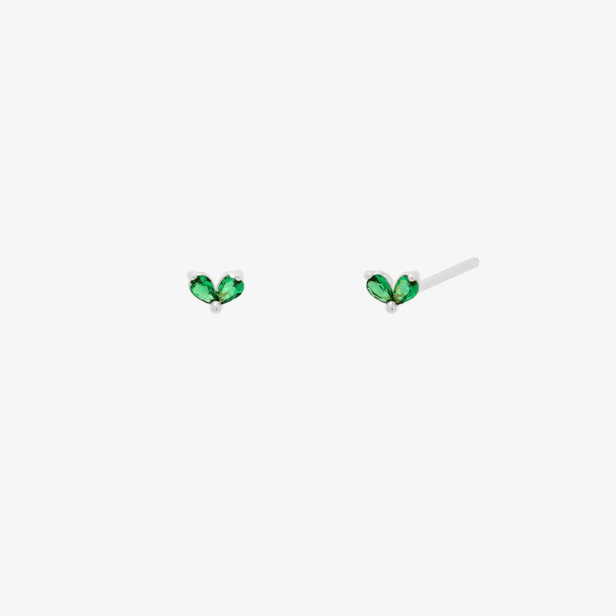 Tiny Green Leaf Stud Earrings for Women - Dainty Botanical Jewelry for Everyday Wear | Perfect for Casual Outfits, Office, and Special Occasions