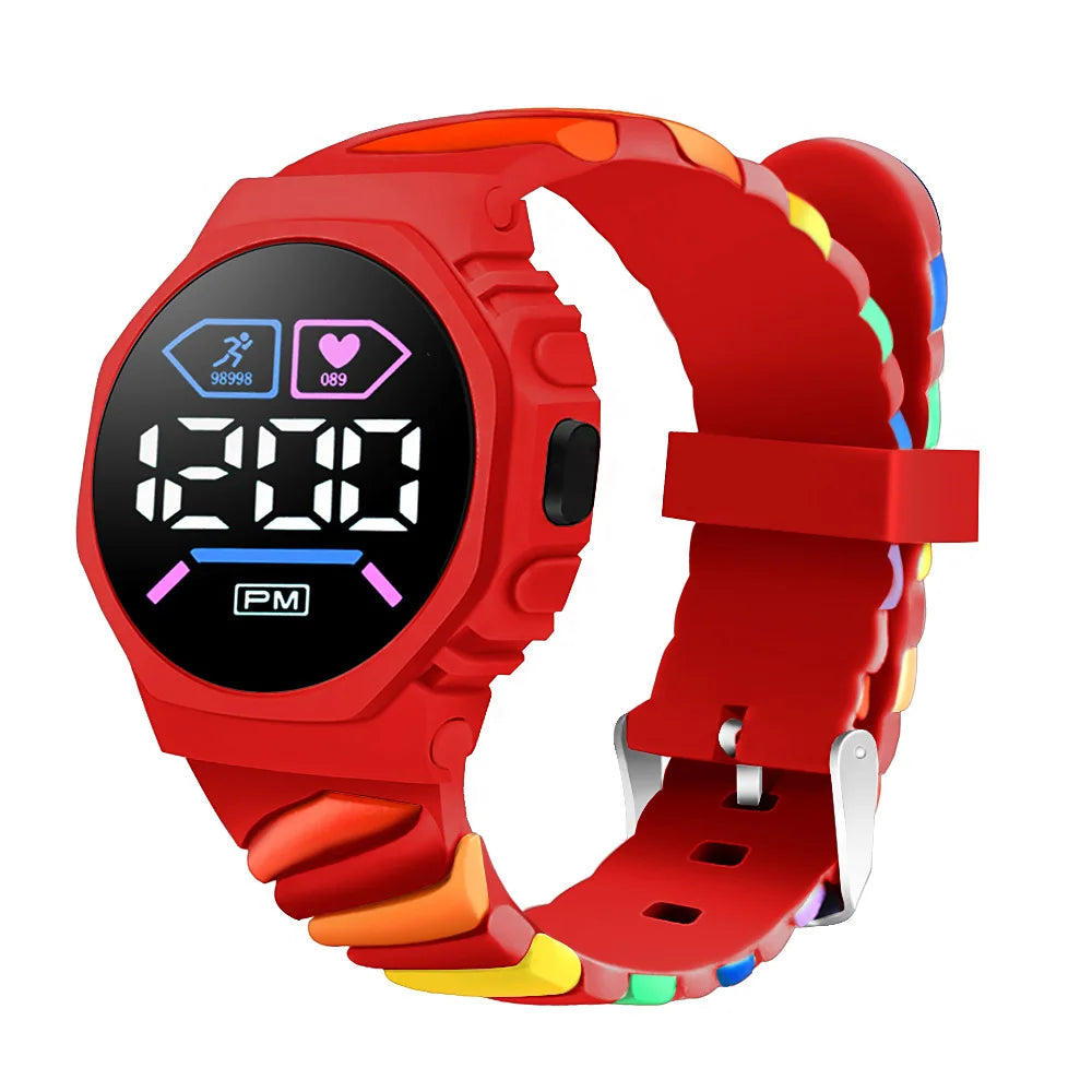 Digital Wristwatch for Men & Women - Waterproof Smart Watch with Fitness Tracker, Heart Rate Monitor & Sleep Tracking - Perfect for Running, Swimming & Everyday Use