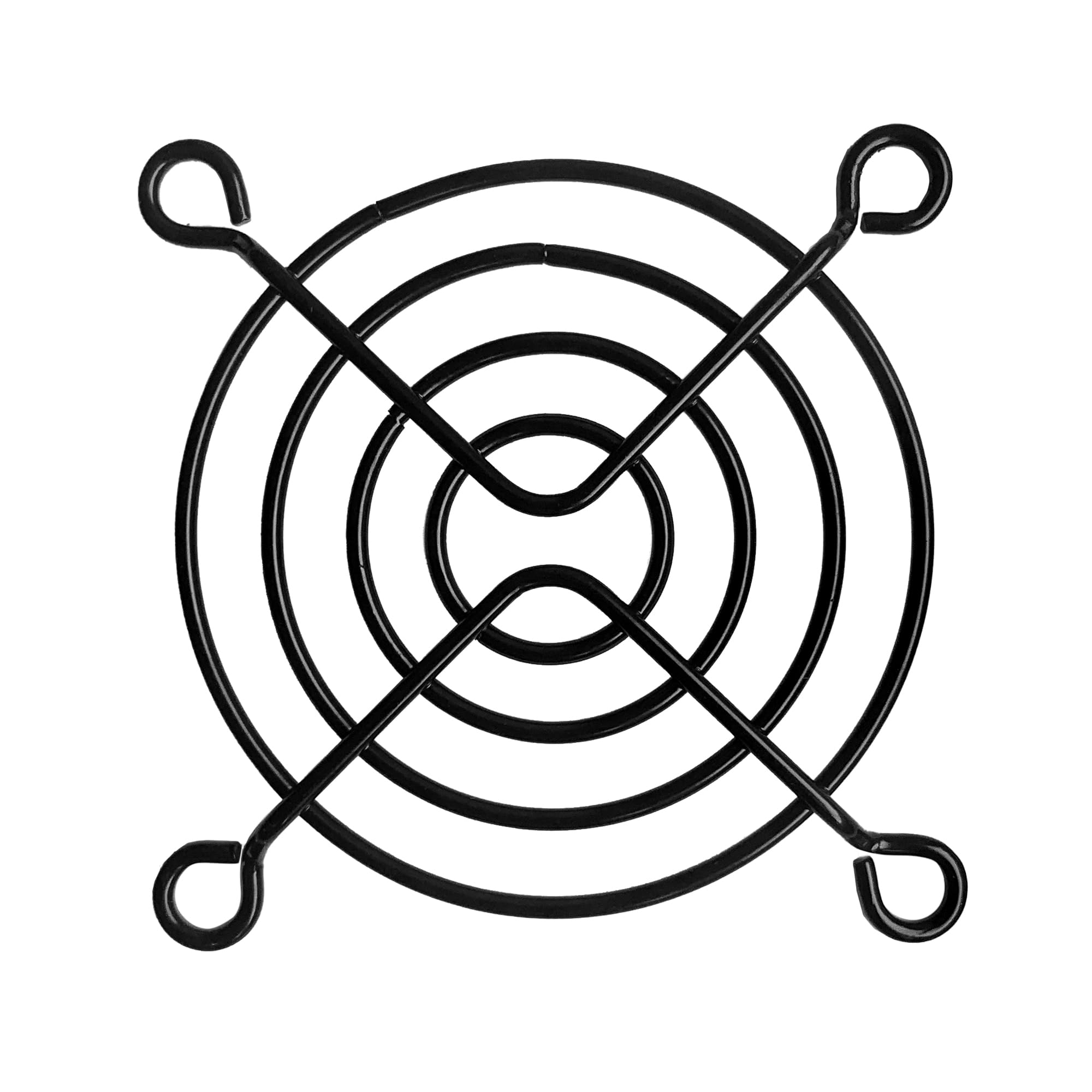 80mm Black Fan Grill (10 Pack) - Premium PC Case Cooling Mesh for Computer Builds & DIY Projects - Perfect for Gaming Rigs, Servers & Workstations