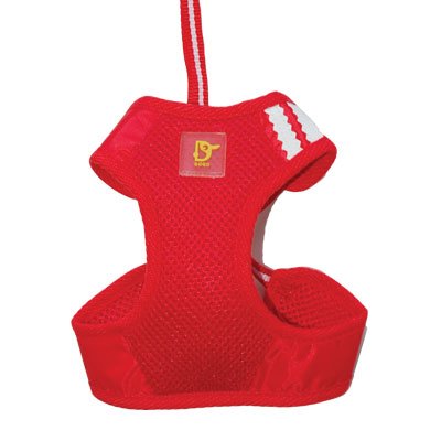 DOGO Pet Fashions EasyGO Basic Dog Harness - Red Small Size - Adjustable & Comfortable for Small Dogs - Perfect for Walking, Hiking & Outdoor Adventures