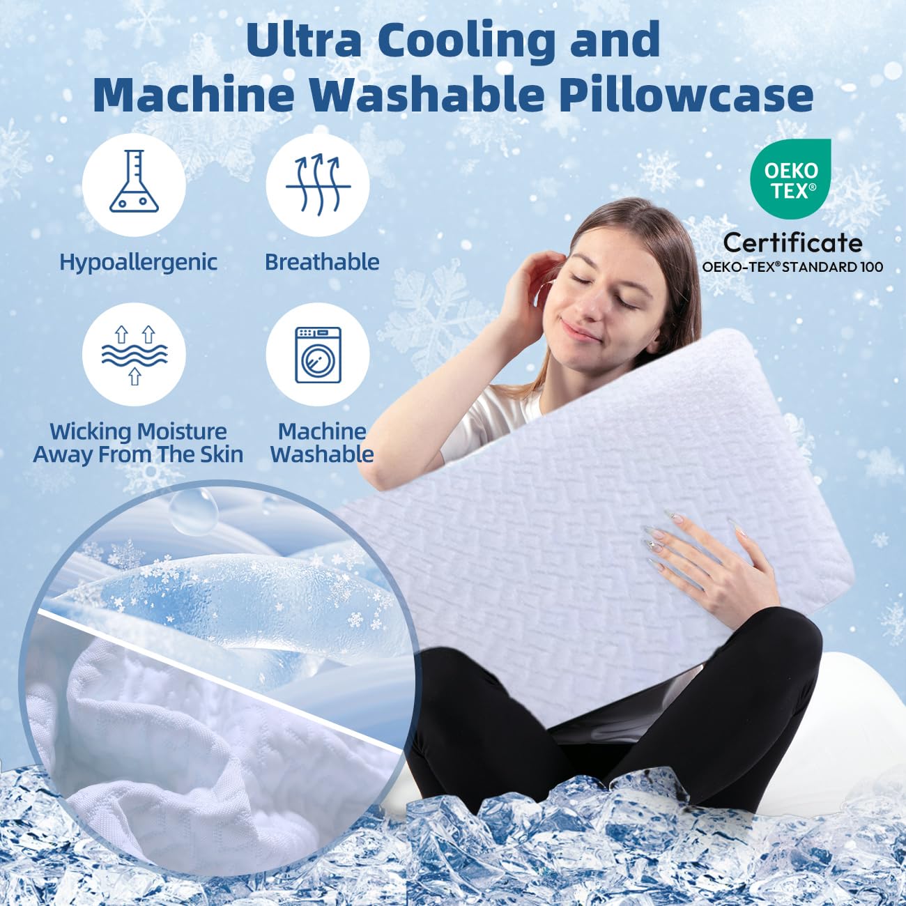 LOFE Contour Pillow - Adjustable Memory Foam Cervical Pillow with 8 Height Options, Medium Firm Support for Neck Pain Relief | CertiPUR-US Certified Cooling Pillow for Side Sleepers & Hot Sleepers | Perfect for Back, Stomach & Side Sleeping Positions