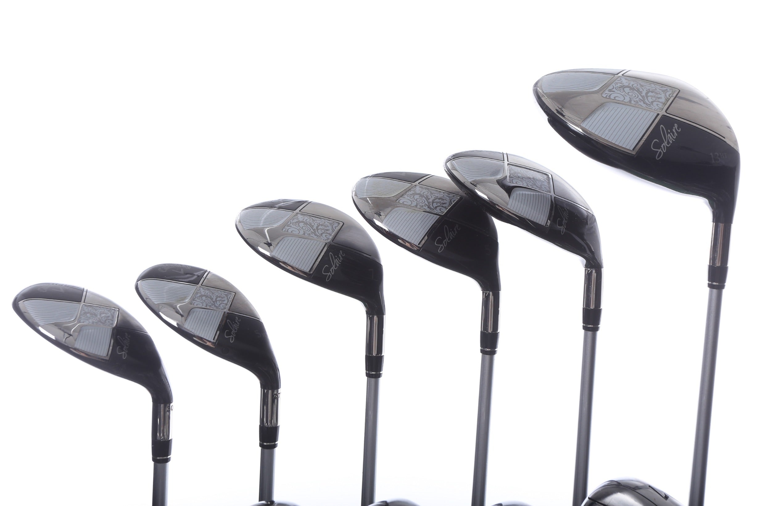 Callaway Solaire 13-Piece Coral Complete Golf Set for Women - Right Handed with 1W, 3W, 5W, 7W, 5H, 6H, 7 Iron, SW & Putter - Ladies Flex - Perfect for Beginners & Intermediate Golfers on the Course