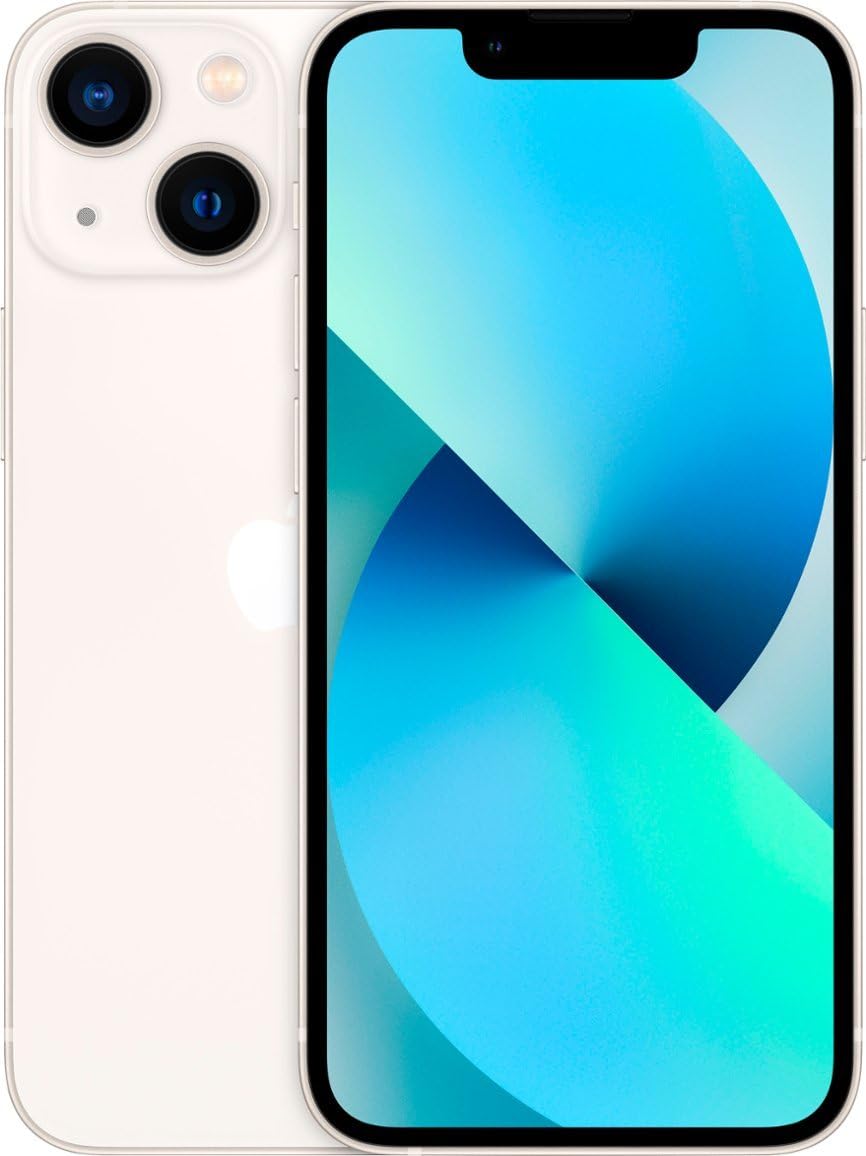 Refurbished Apple iPhone 13 Mini 256GB Starlight - T-Mobile Unlocked Smartphone | Perfect for Travel, Work & Everyday Use