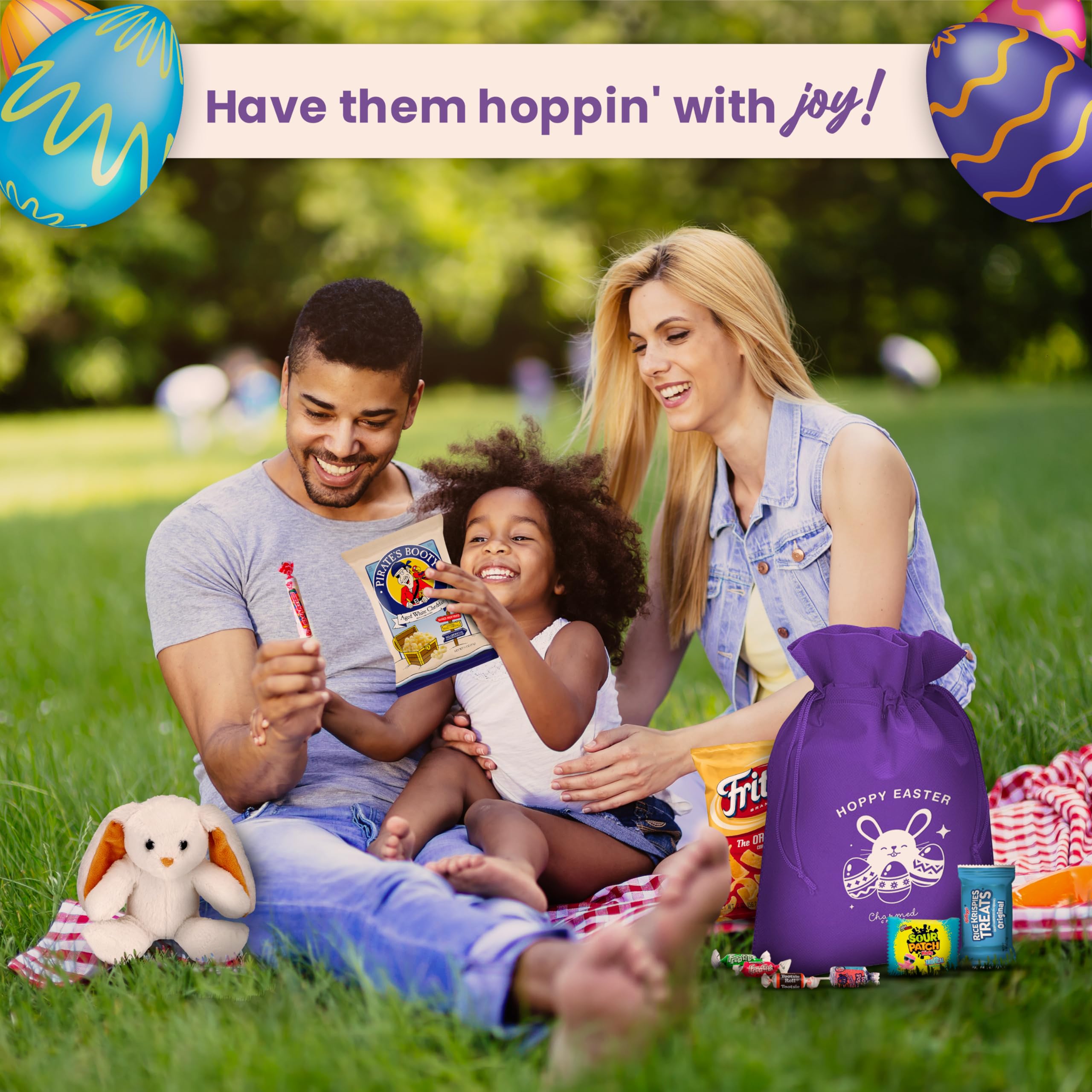Premium Prefilled Easter Baskets for Kids - Adorable Bunny-Themed Easter Gift Baskets for Boys & Girls - Ready-to-Gift Premade Easter Baskets with Toys & Candy - Perfect for Easter Egg Hunts, Birthday Gifts & Holiday Surprises