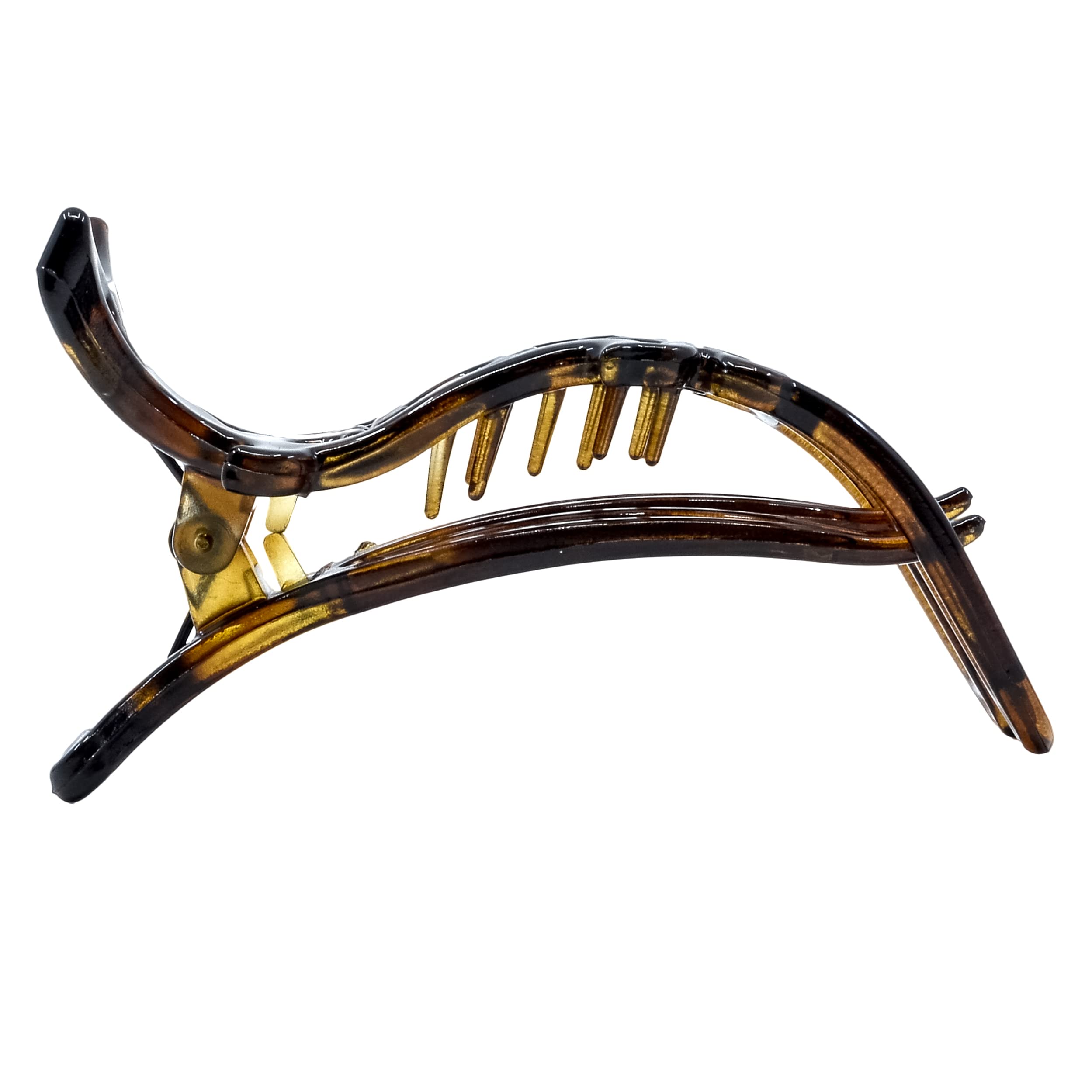 Camila Paris NV73-NV74 French Hair Clips for Women - 3 Inch Fashionable Hair Claw Clips with Strong Hold & No Slip Grip - Durable Styling Hair Accessories for Women & Girls - Made in France - Perfect for Everyday Use, Work, Parties & Special Occasions