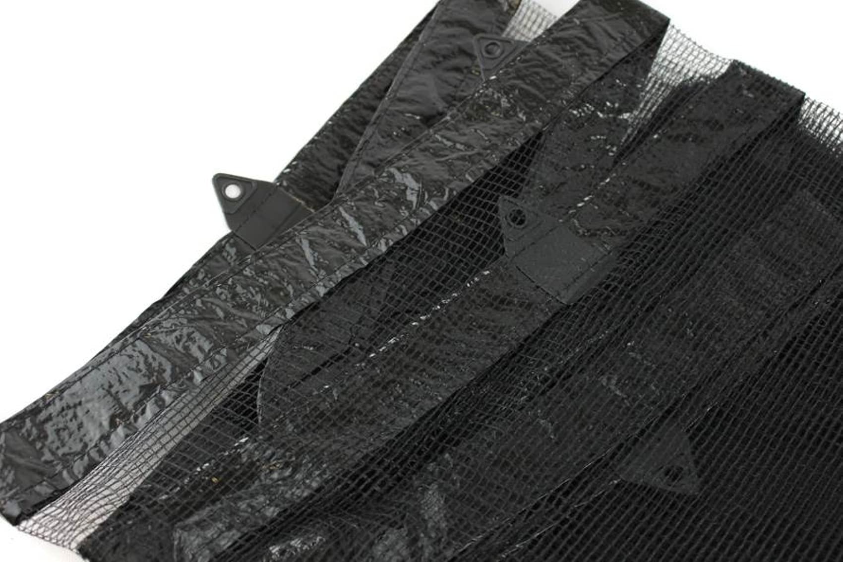 Heavy Duty Winter Leaf Net Pool Cover for 28 FT Round Above Ground Swimming Pools | 31 FT Netting Size | Black | Winch & Cable Included | SWIMLINE HYDROTOOLS CO928 | Perfect for Fall & Winter Pool Protection
