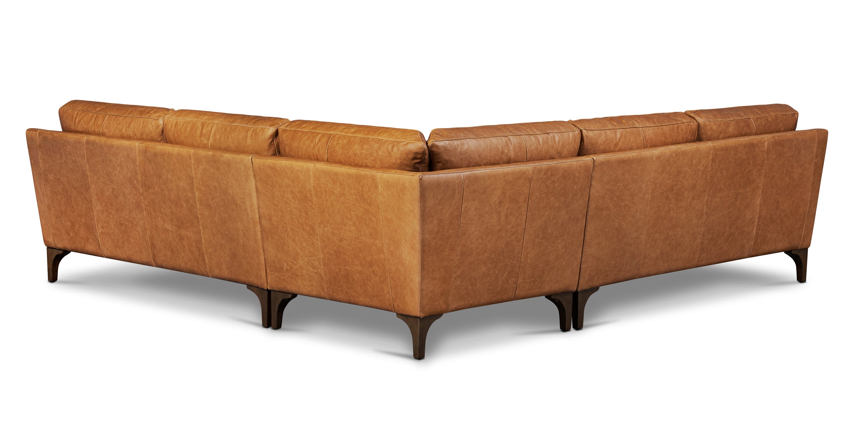 Sorrento Corner Sectional Sofa - Modern L-Shaped Couch for Living Room, Family Room & Lounge - Comfortable Fabric Sectional Sofa with Chaise for Home Decor