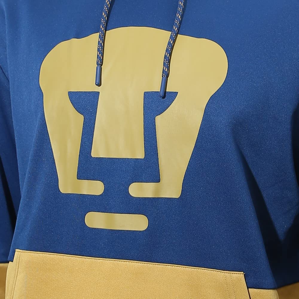 Icon Sports Men's Pumas UNAM Pullover Hoodie - Comfortable Athletic Sweatshirt for Soccer Fans, Casual Wear & Outdoor Activities