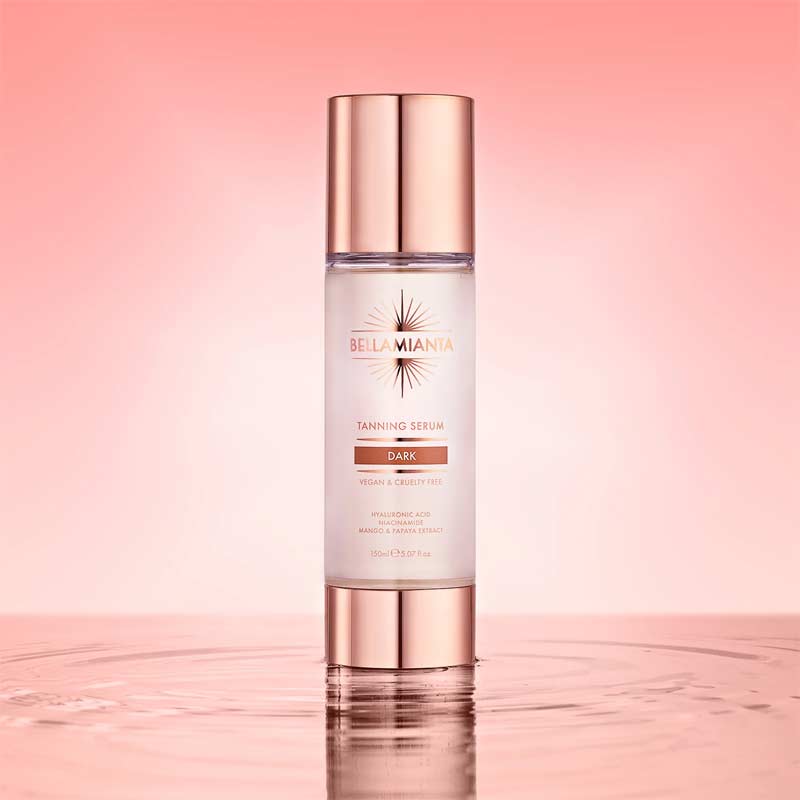 Bellamianta Luxury Tanning Serum - Natural Self Tan Drops for Face & Body - Vegan, Cruelty-Free - Achieve Sun-Kissed Glow for Vacations, Weddings, Special Events