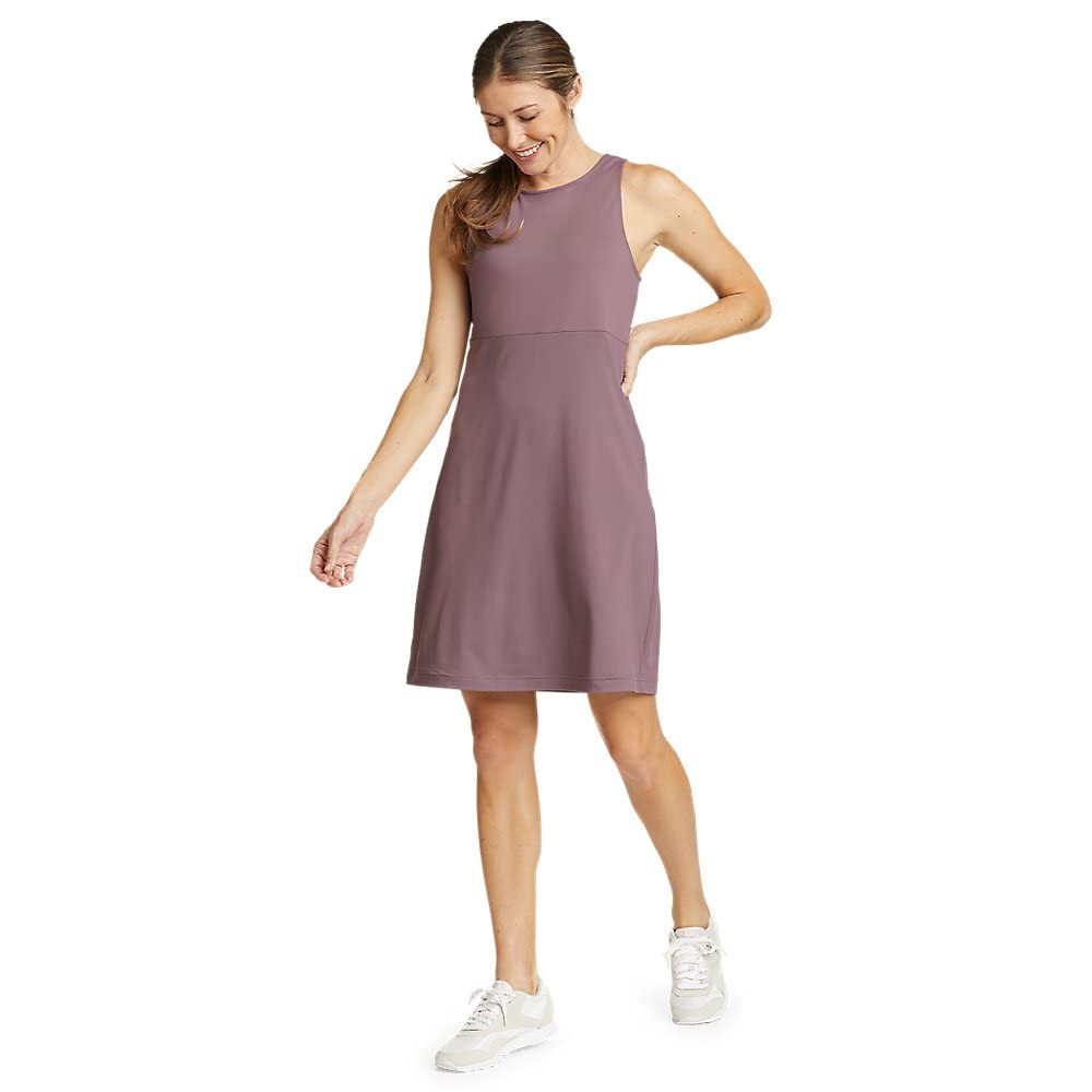 Eddie Bauer Women's Aster Sleeveless Empire-Waist Summer Dress - Casual Flowy Sundress for Beach, Vacation & Outdoor Activities