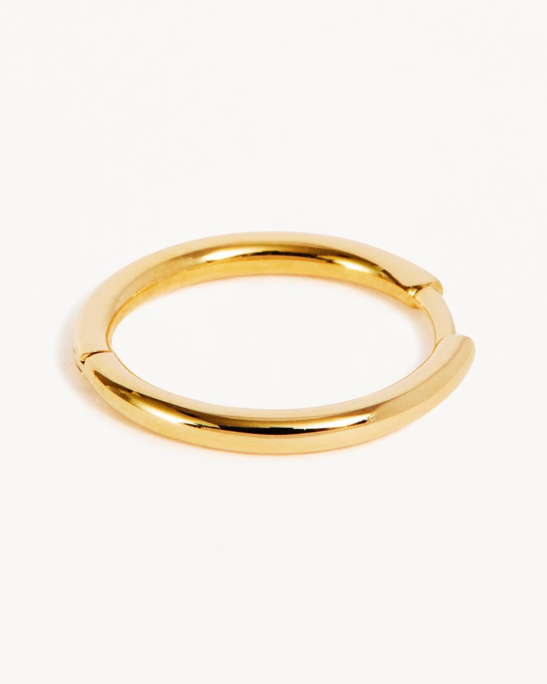 14K Solid Gold Sleeper Hoop Earrings - 9mm, 11mm, 13mm Sizes - Hypoallergenic Comfort Fit for Everyday Wear & Sensitive Ears