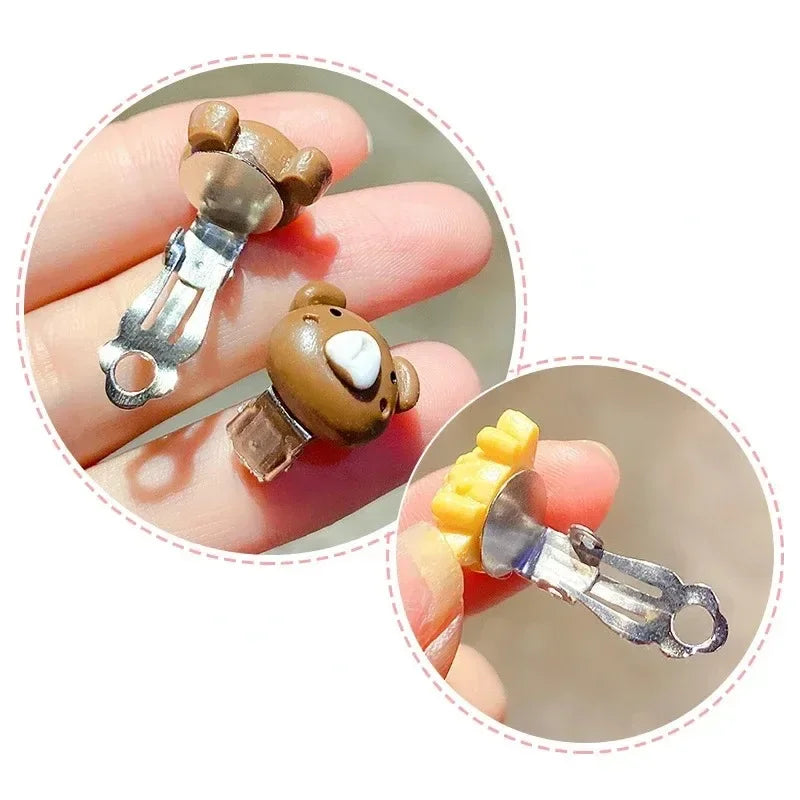 10pcs Cute Girls Earrings Set - Dainty Stud & Hoop Earrings for Teens & Women - Perfect for School, Party & Everyday Wear